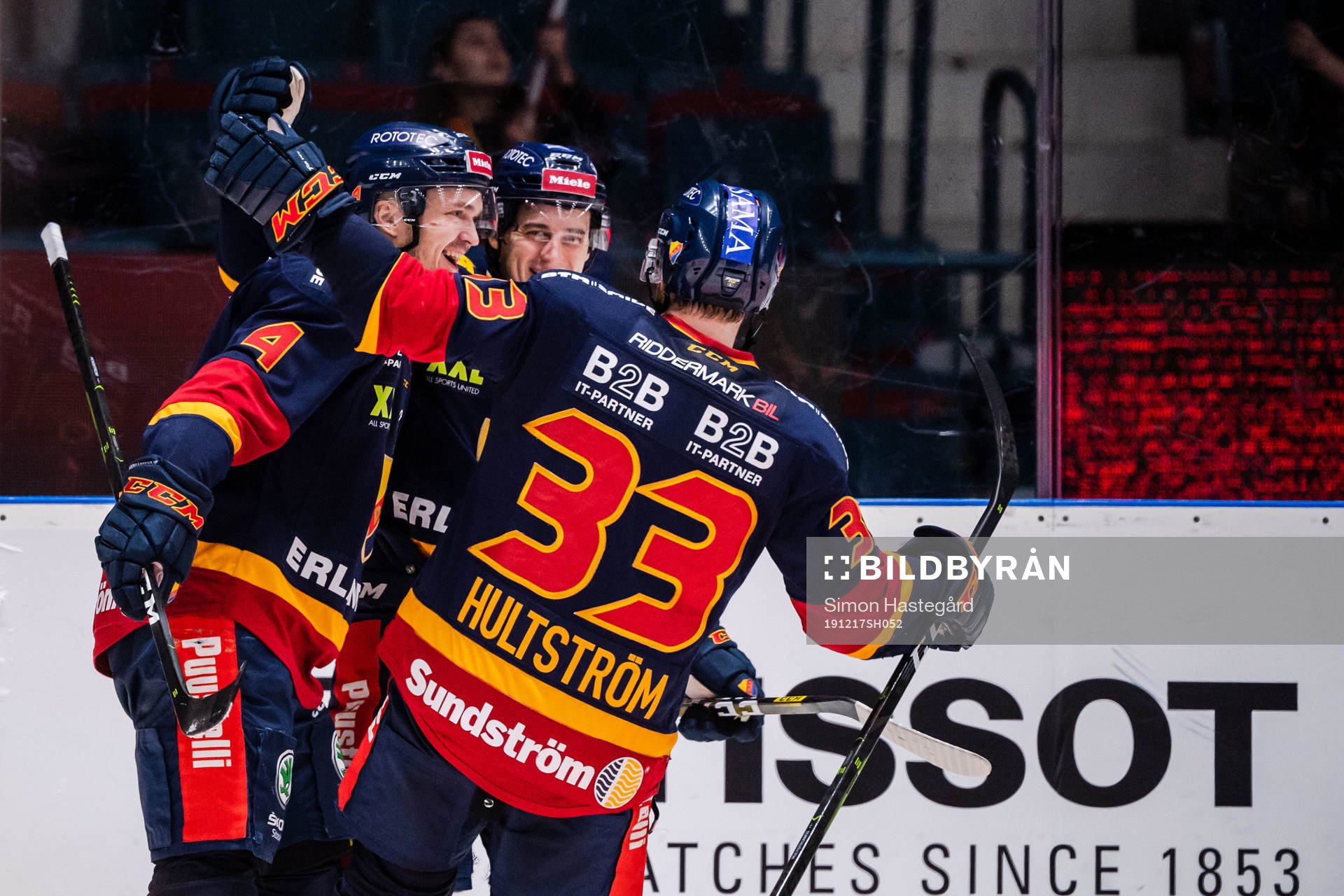 Djurgårdens Marcus Högström jublar