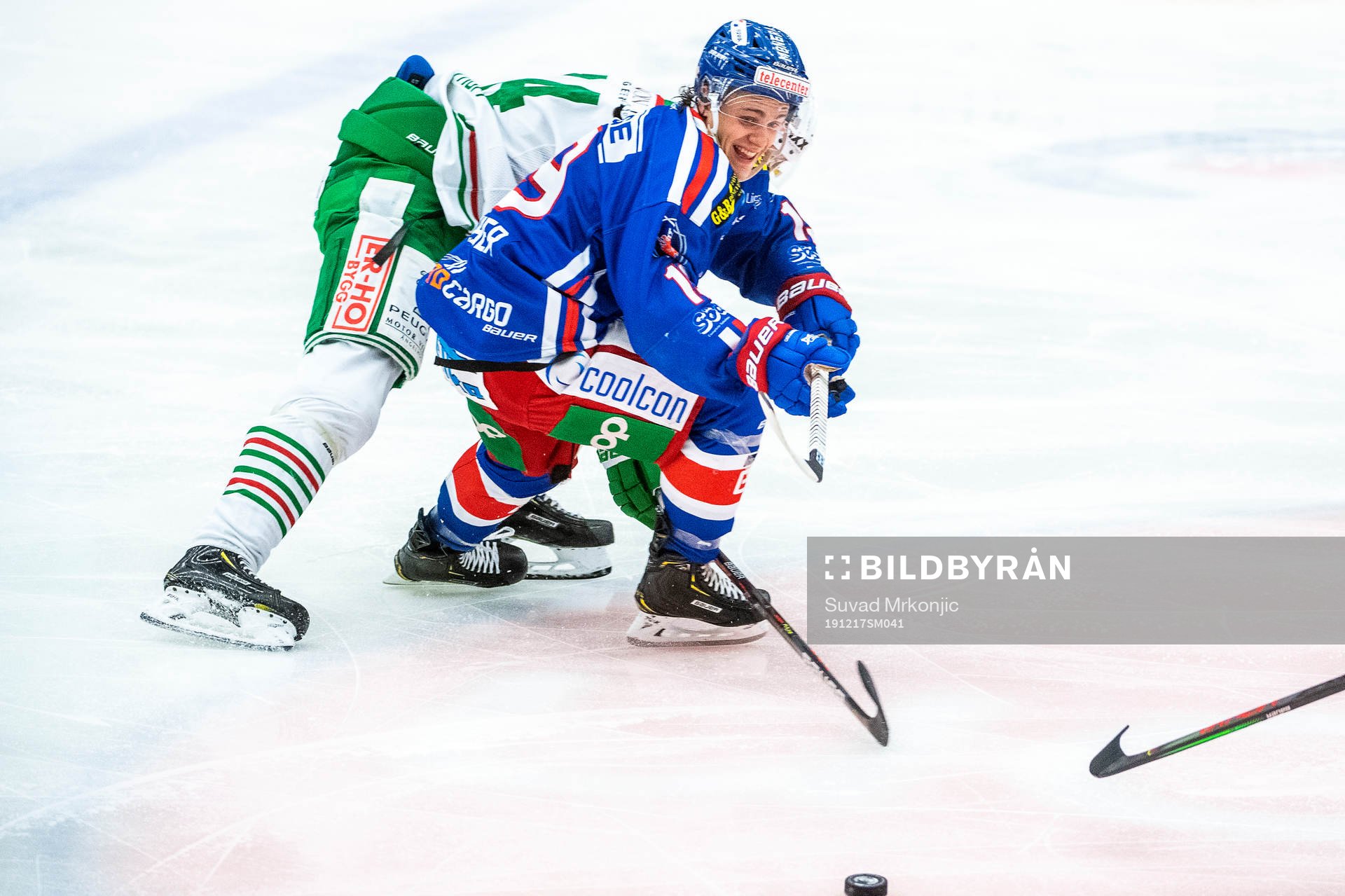 Oskarshamns Tyler Kelleher och Rögles Adam Edström