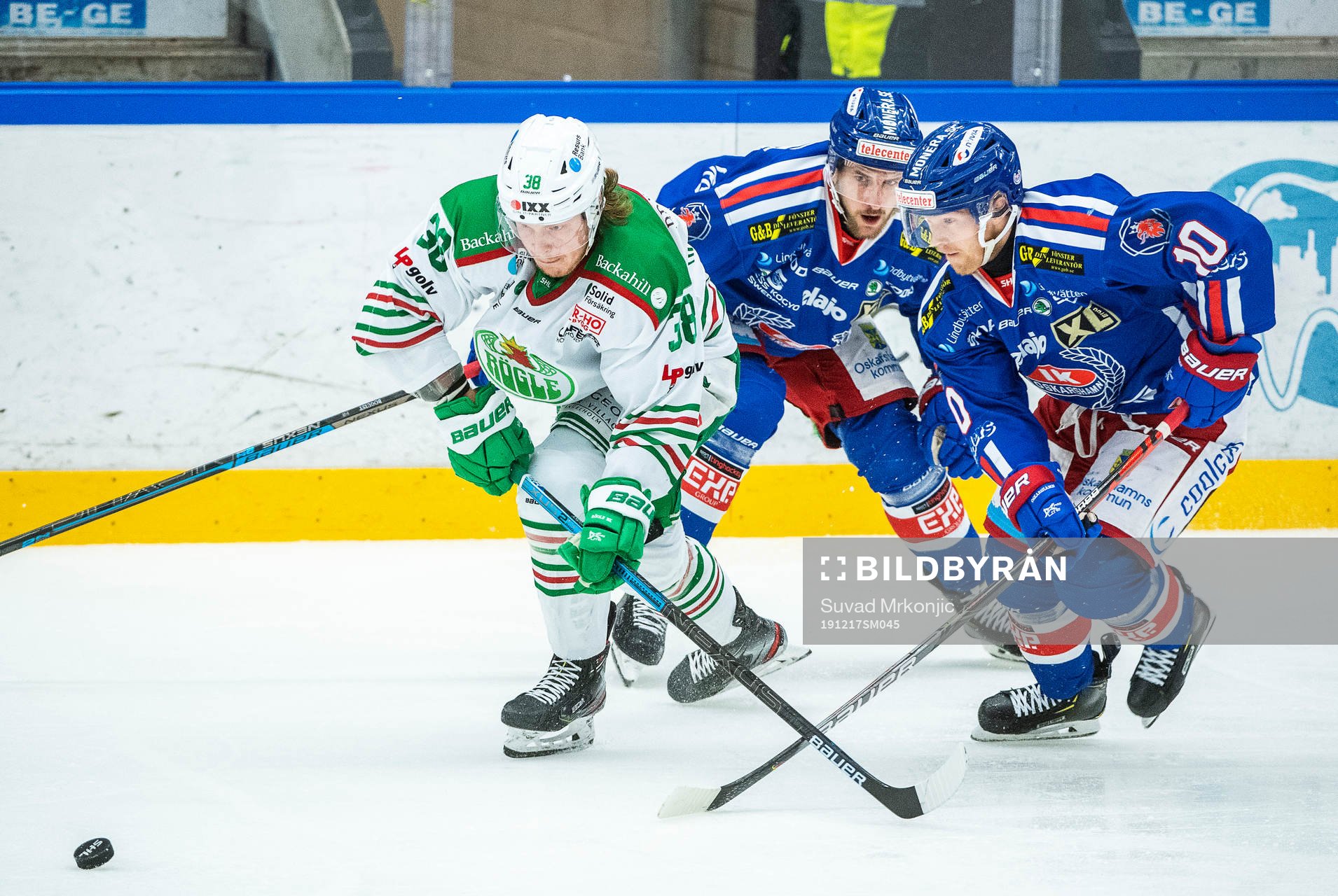 Oskarshamns Emil Wahlberg och Nicklas Heinerö samt Rögles