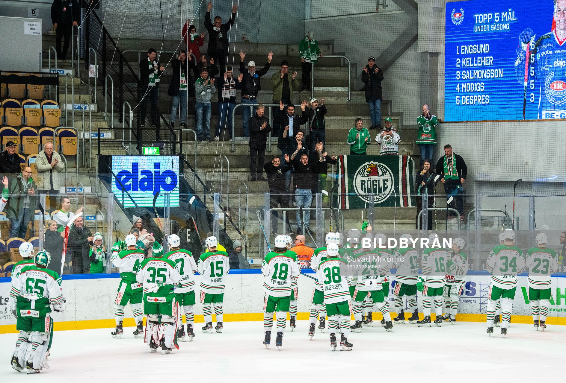 Rögles spelare tackar fansen