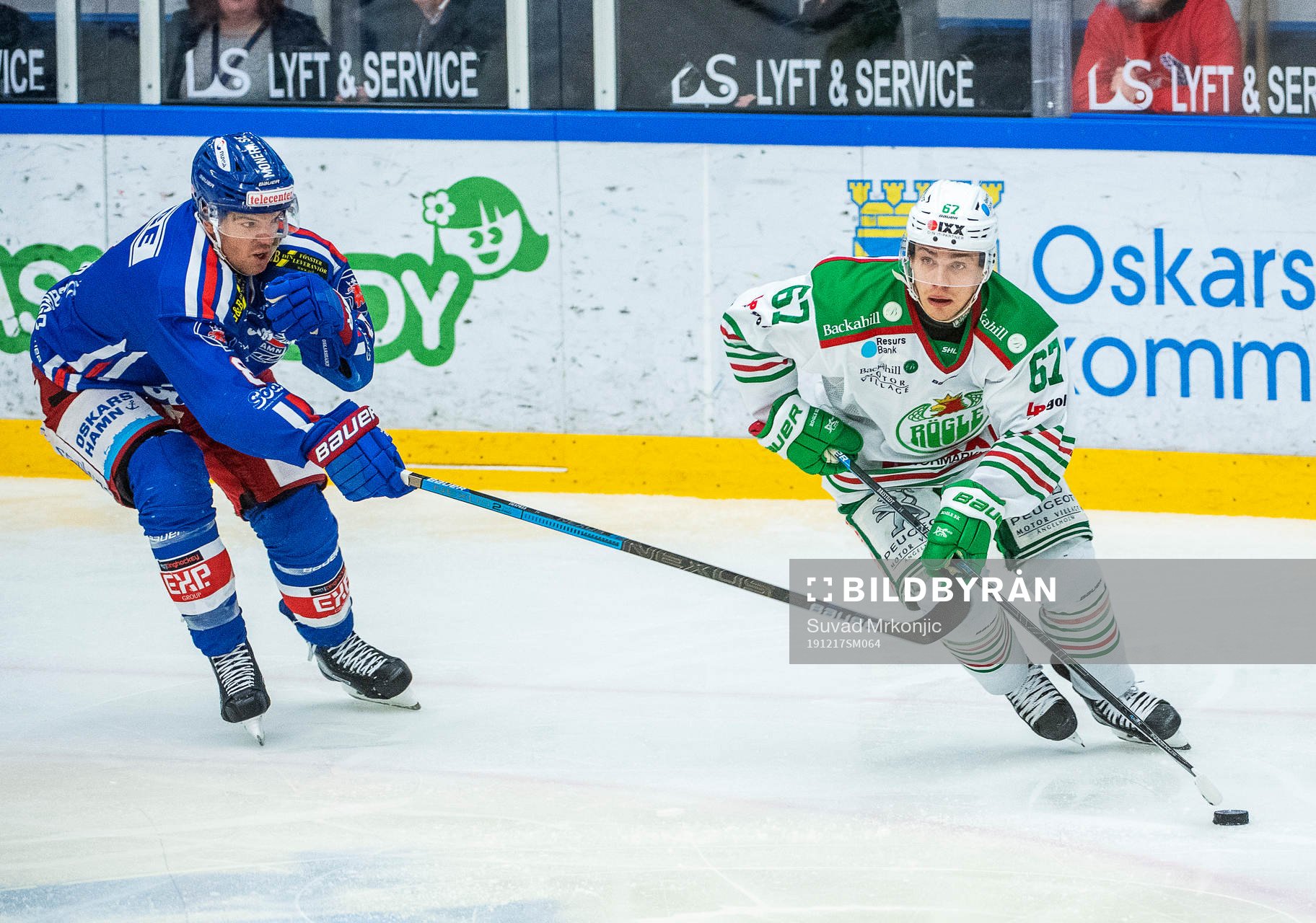 Oskarshamns Simon Després och Rögles Leon Bristedt