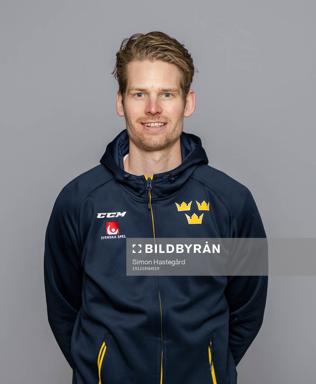 Henrik Karlsson, Physiotherapist of Sweden poses for a