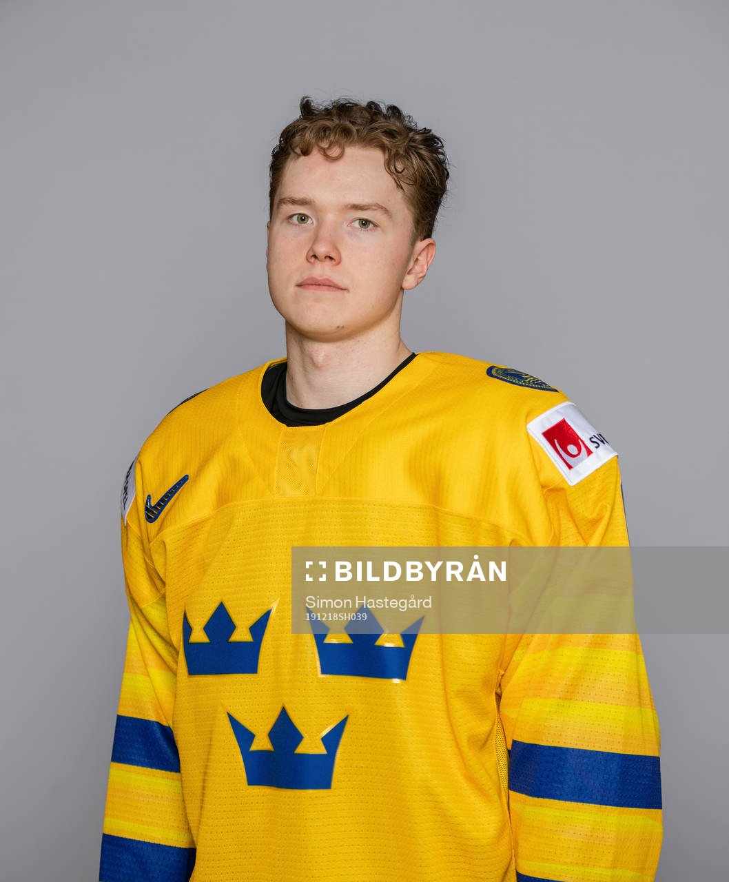 Linus Öberg of Sweden poses for a portrait