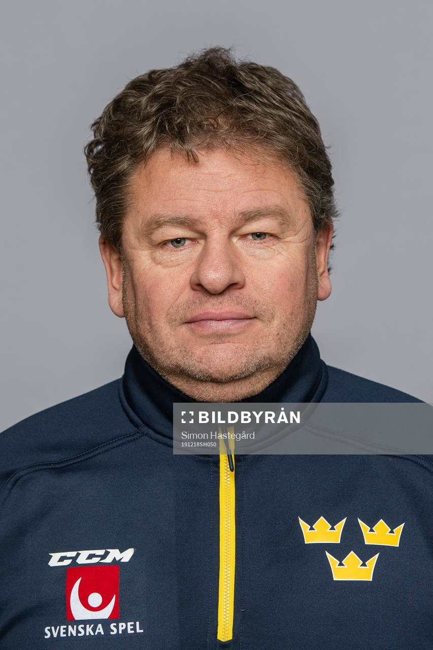 Jonas Fransson, Team Manager of Sweden poses for a portrait
