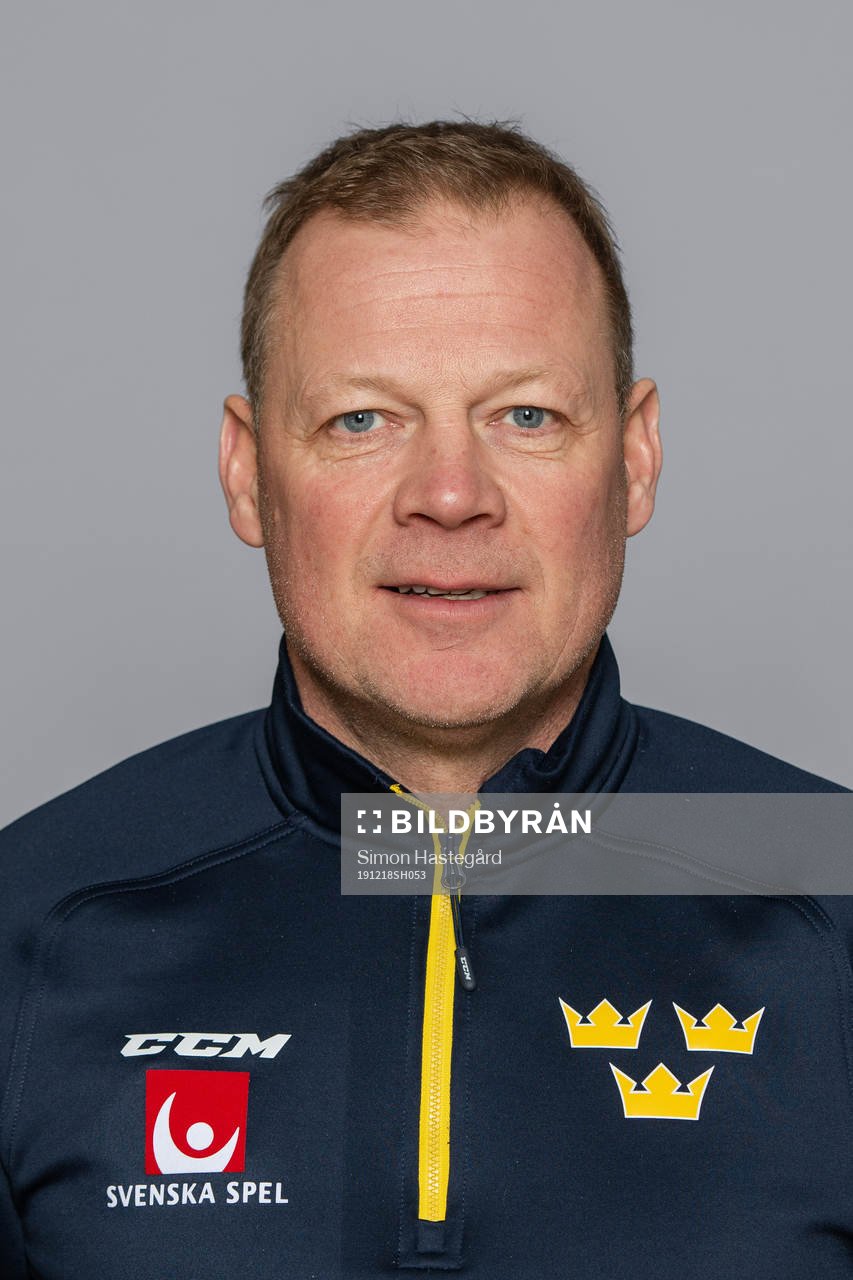 Henrik Stridh, Assistant coach of Sweden poses for a