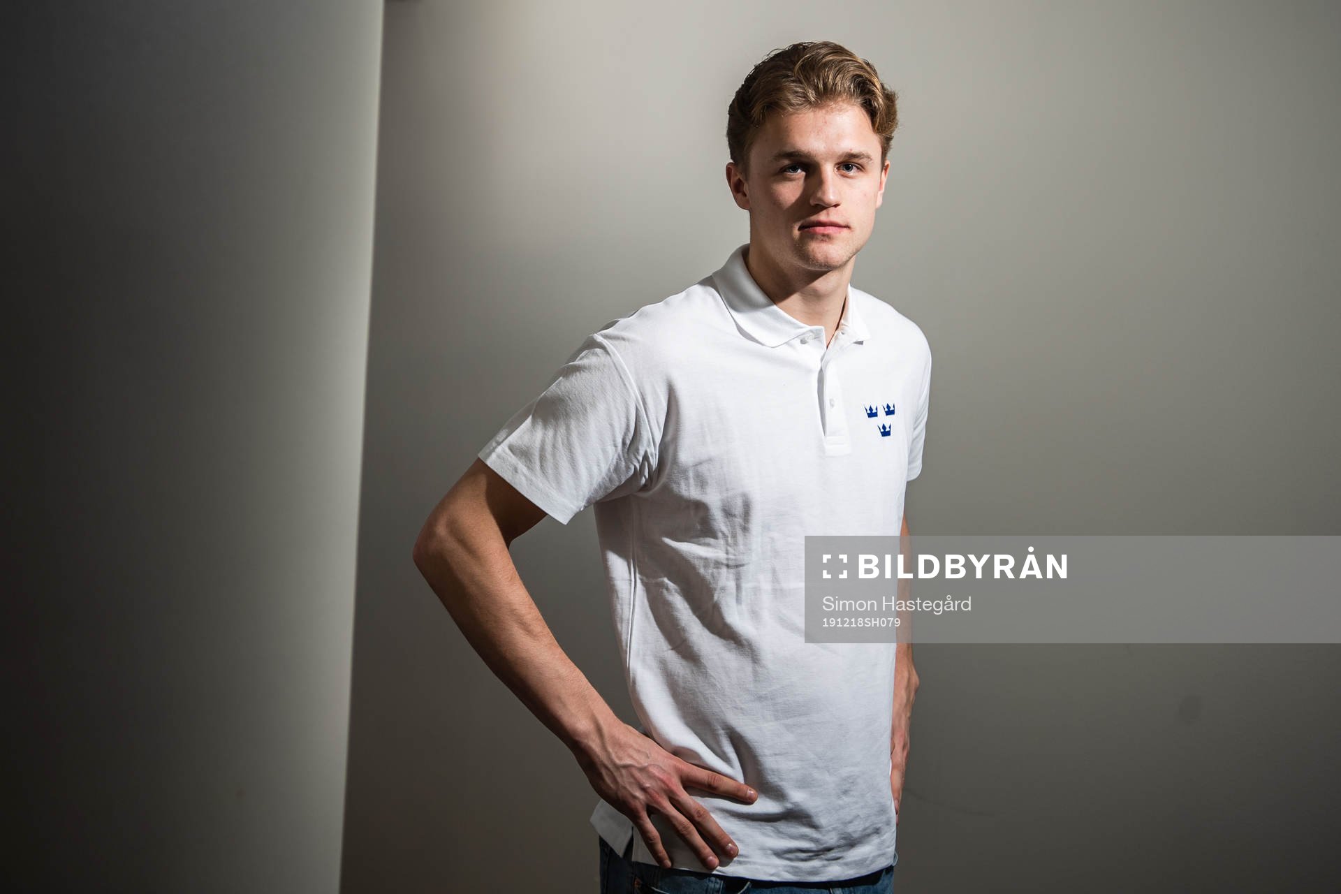 Adam Ginning of Sweden poses for a portrait