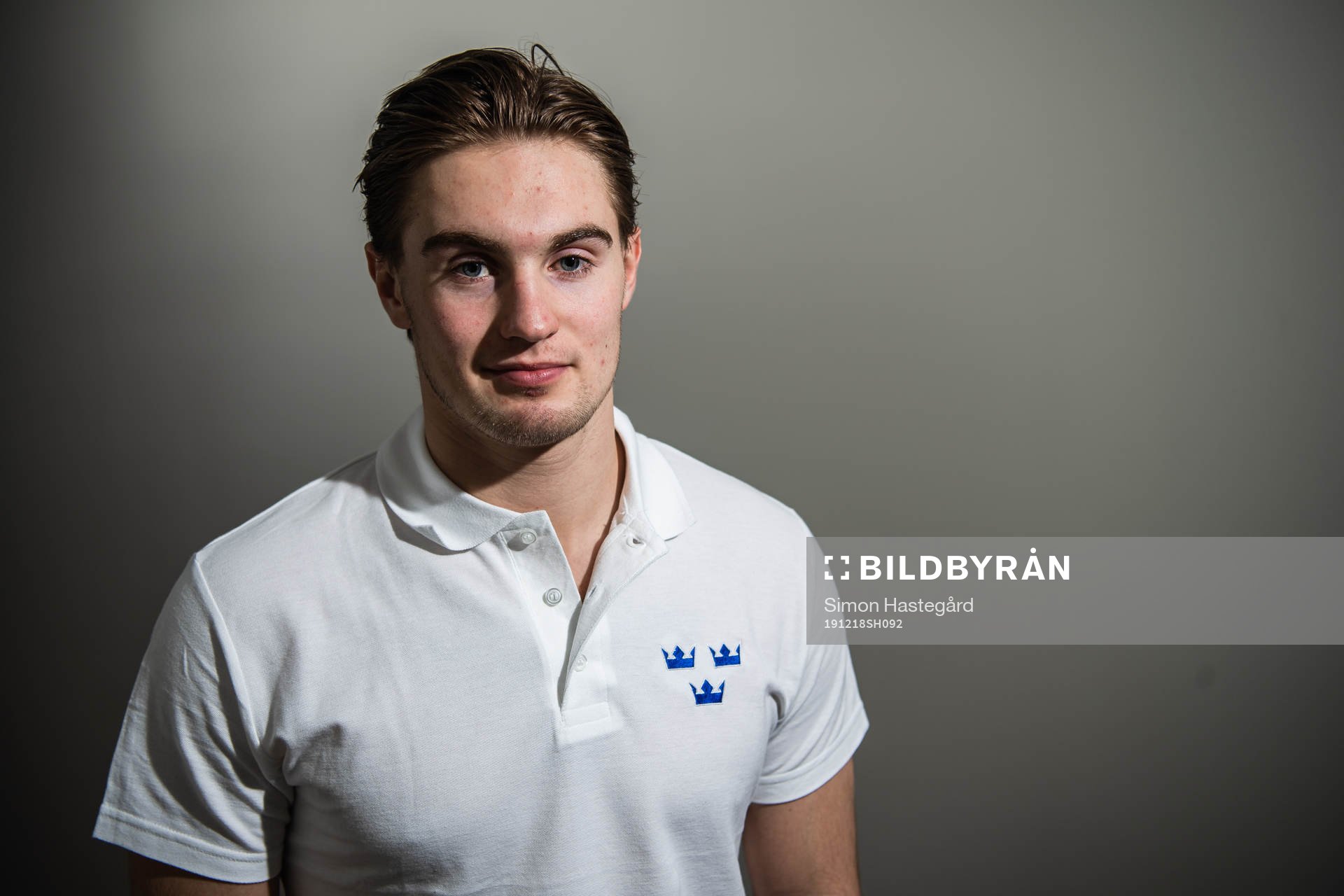 Nils Höglander of Sweden poses for a portrait