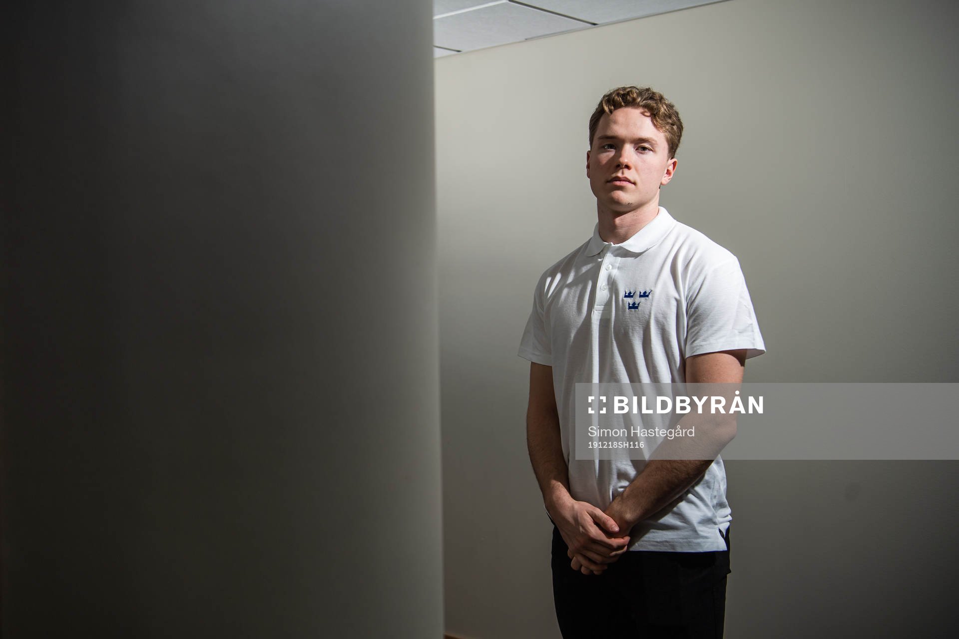Linus Öberg of Sweden poses for a portrait