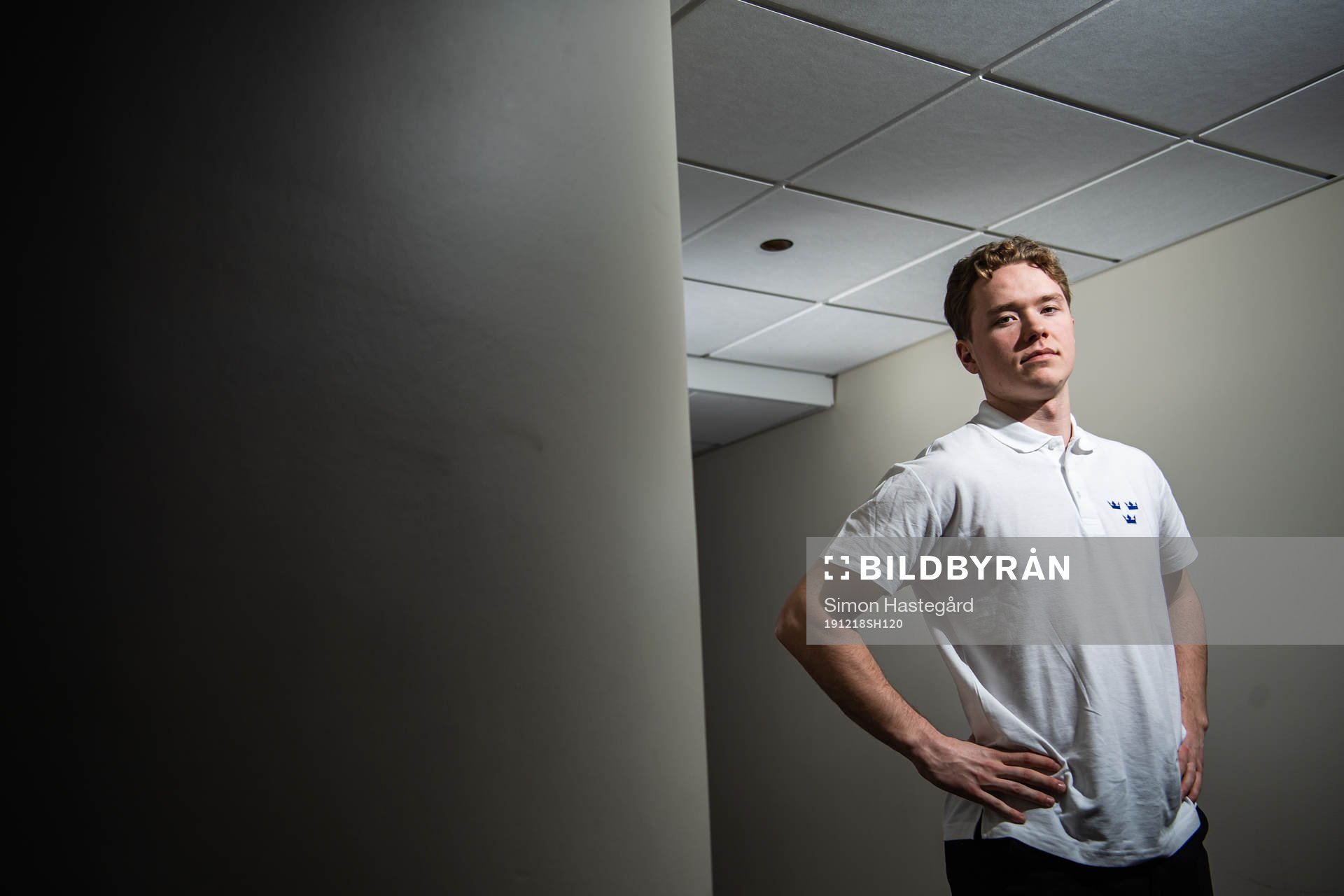 Linus Öberg of Sweden poses for a portrait