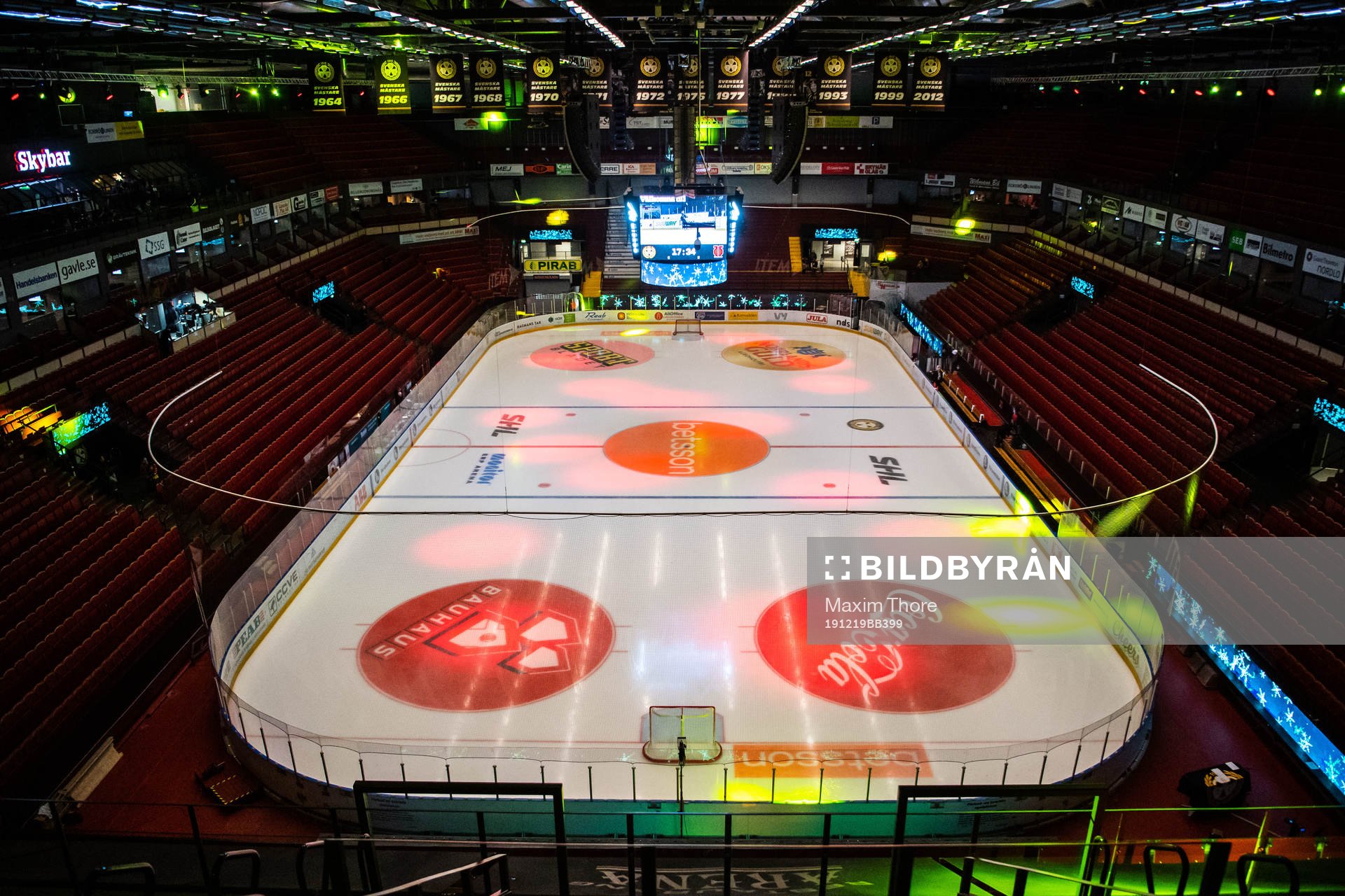 Interiör av Monitor ERP Arena