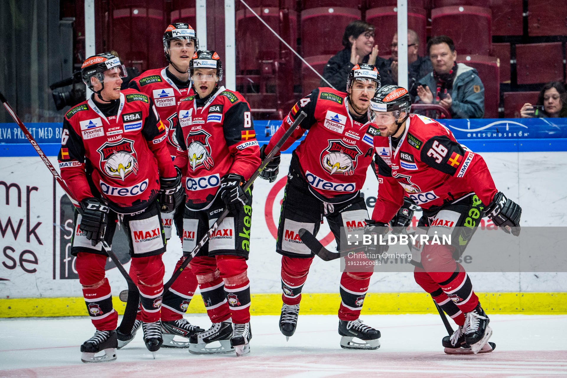 Malmö Redhawks Matias Myttynen längst till höger spelare