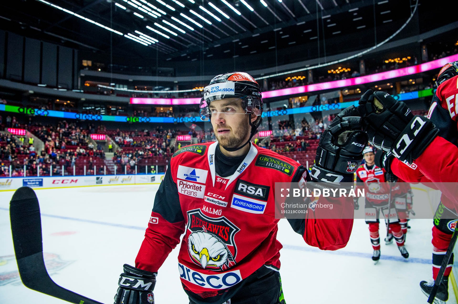 Malmö Redhawks Matias Myttynen jublar