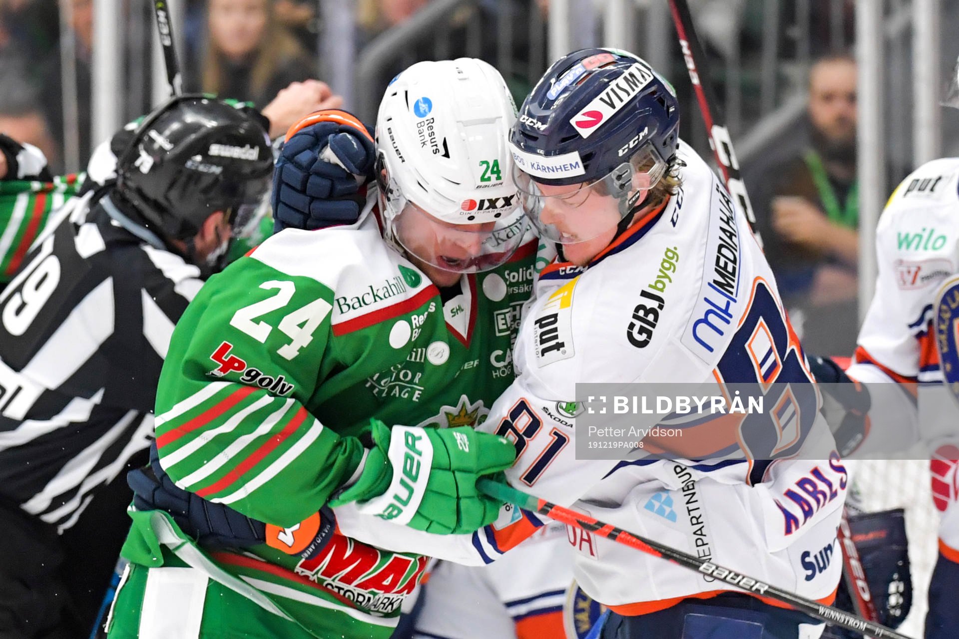 Rögles Kevin Wennström och Växjös Fredrik Karlström