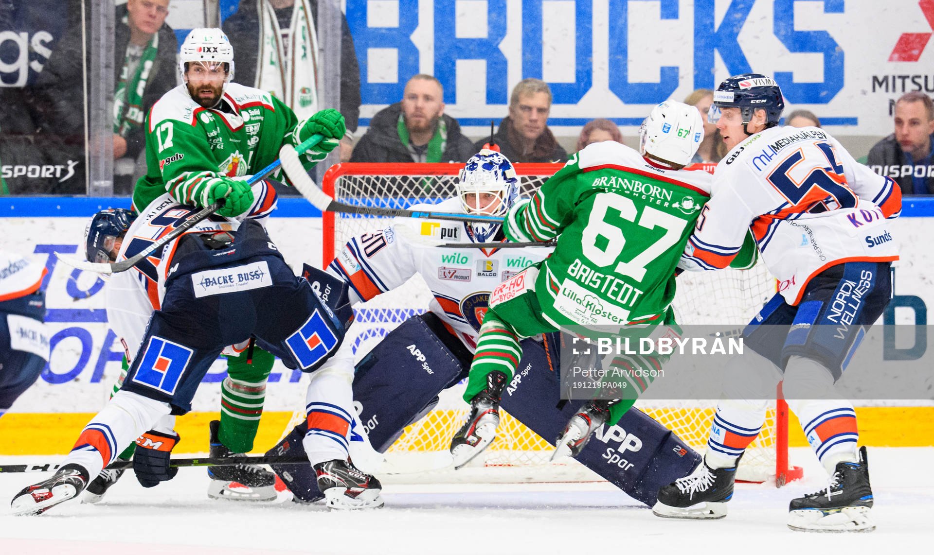Rögles Taylor Matson och Leon Bristedt oroar mot Växjös