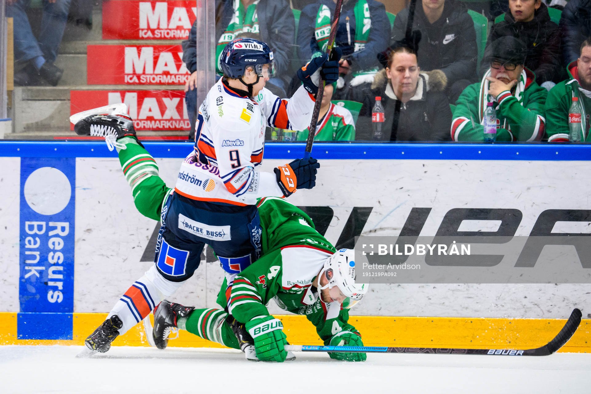 Växjös Marcus Davidsson och Rögles Kodie Curran
