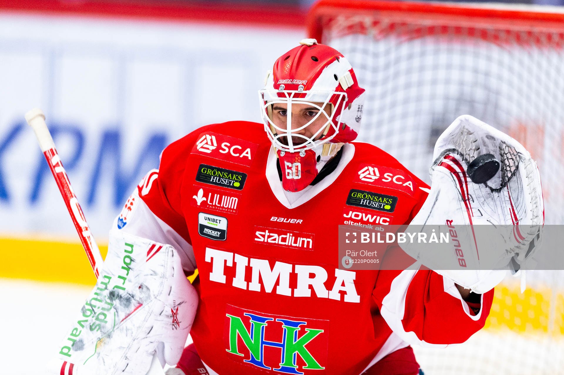 Timrås målvakt Adam Ohre