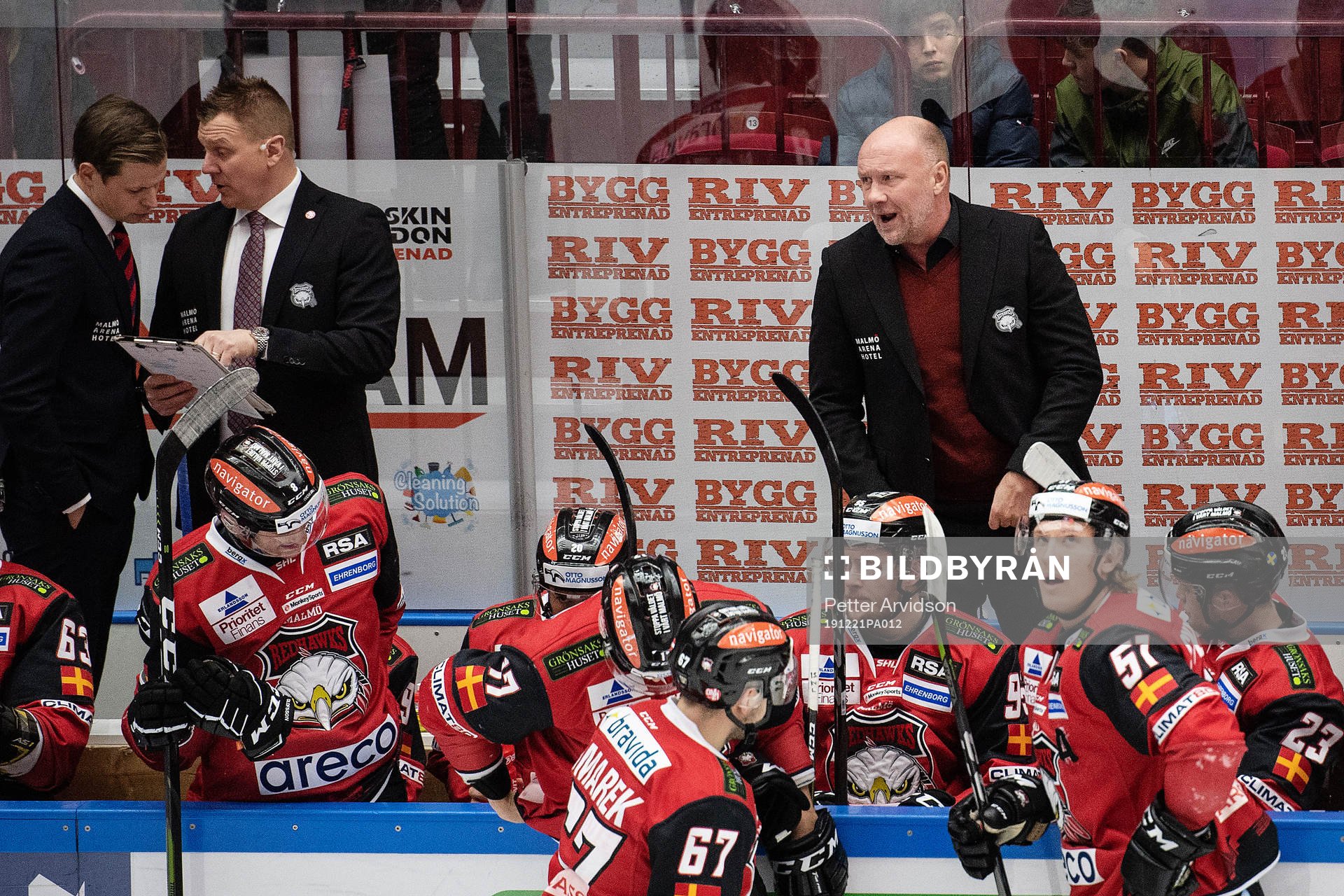 Malmö Redhawks tränare Peter Andersson