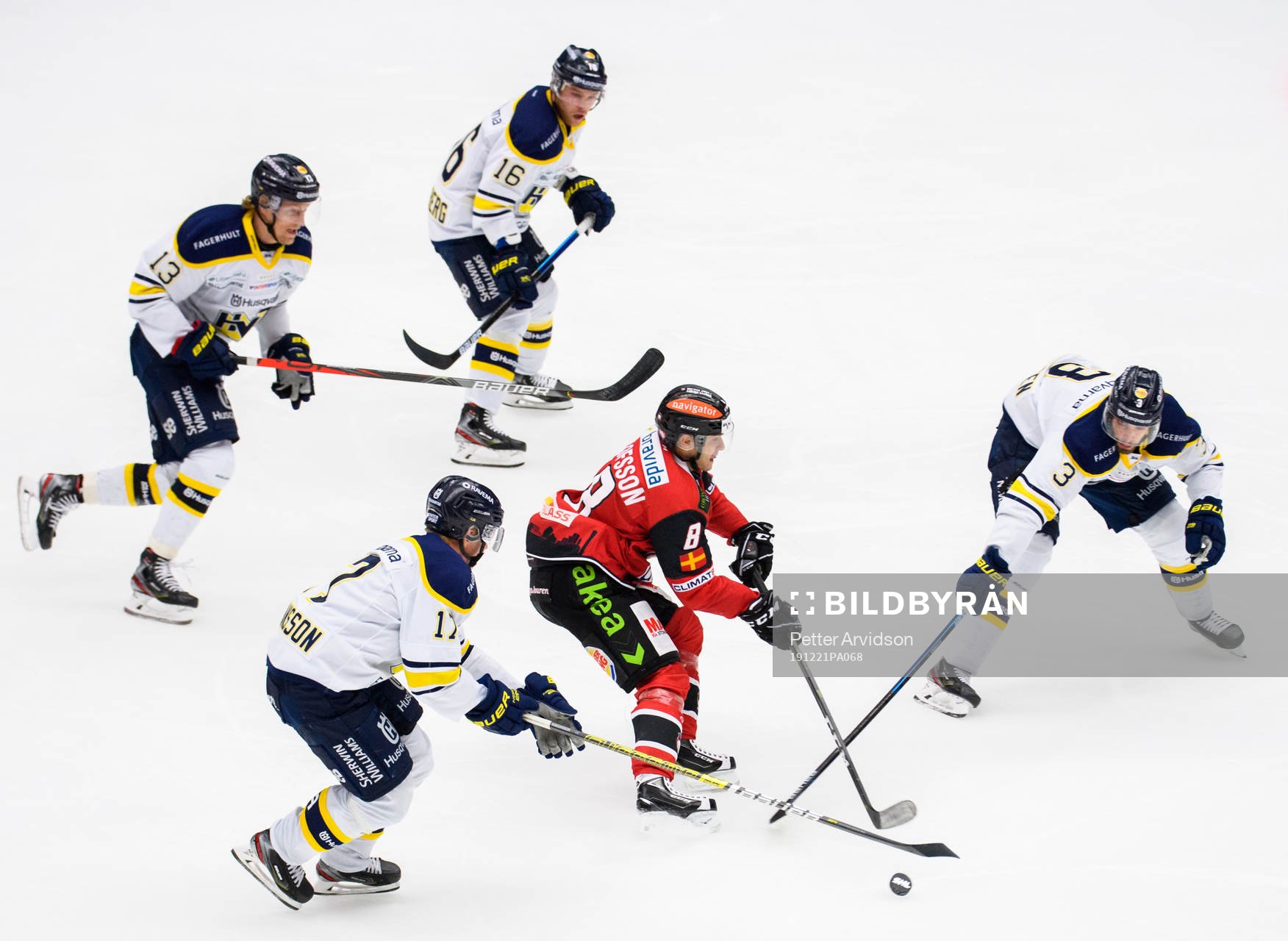 s Oscar Sundh, Filip Sandberg, Emil Johansson och Markus