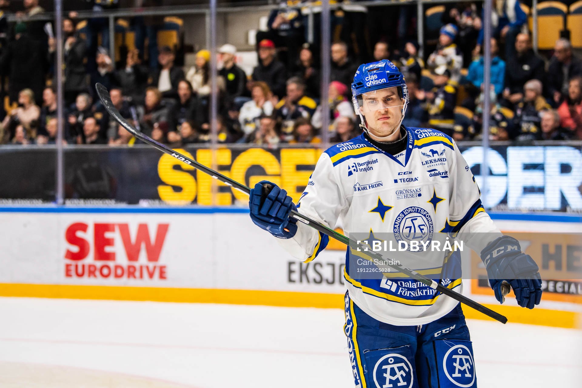 Leksands Sebastian Wännström deppar