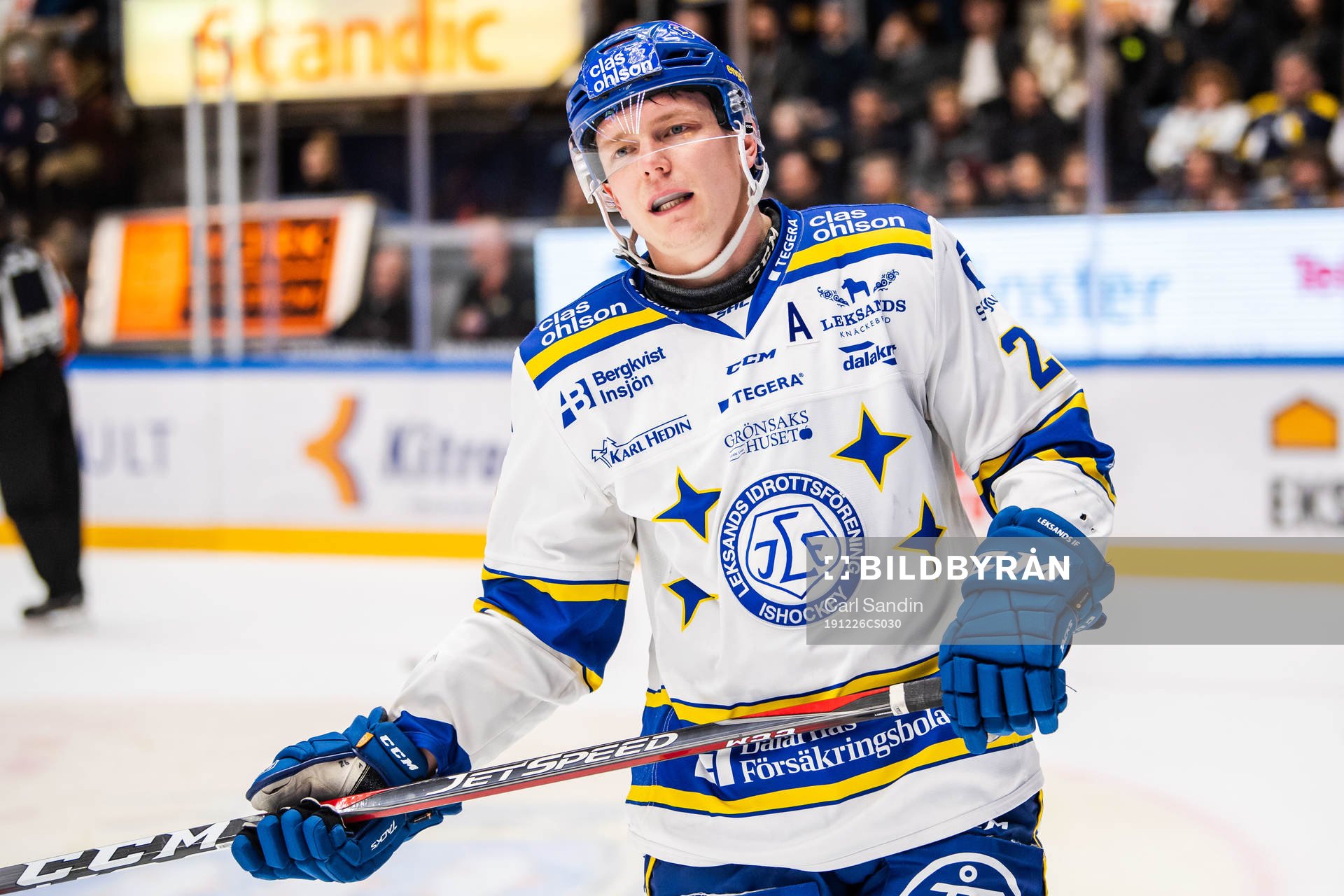Leksands Patrik Zackrisson deppar