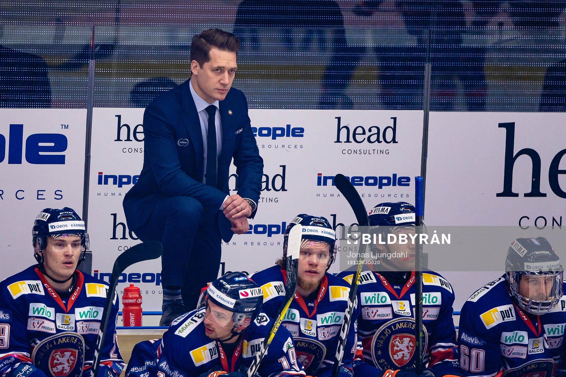 Växjös tränare Sam Hallam