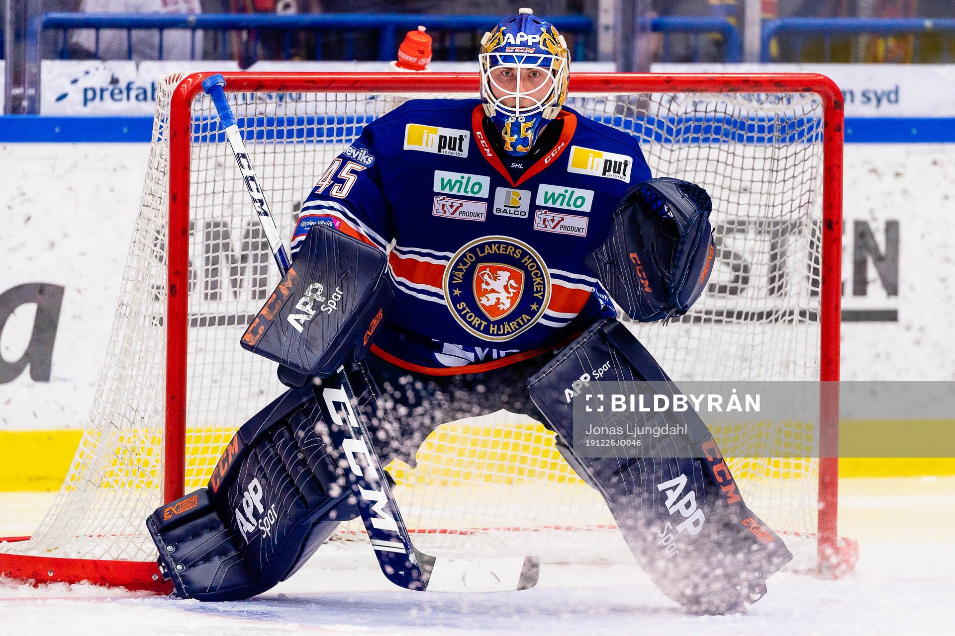 Växjös målvakt Viktor Andrén