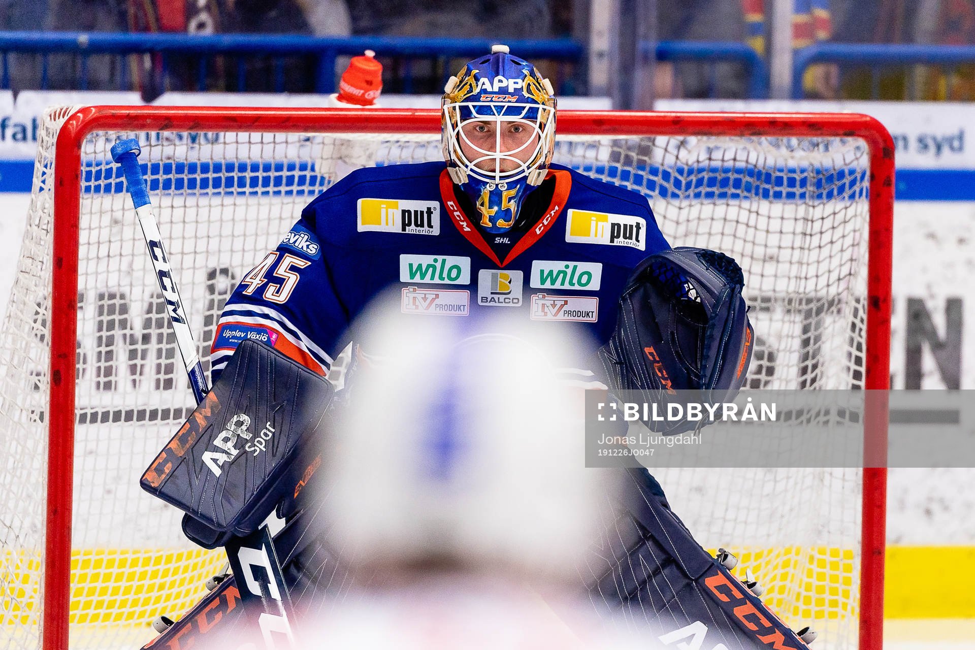 Växjös målvakt Viktor Andrén