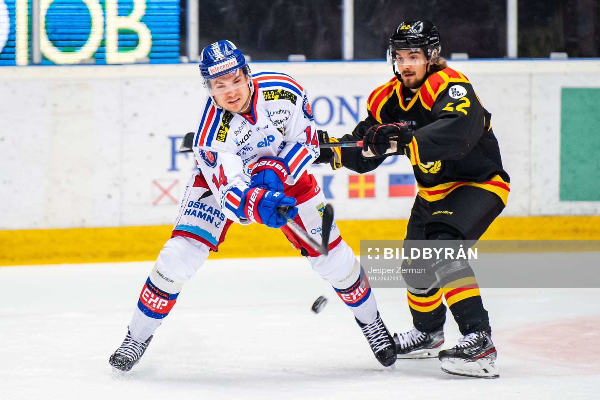 Oskarshamns Pontus Netterberg och Brynäs Adam Brodecki