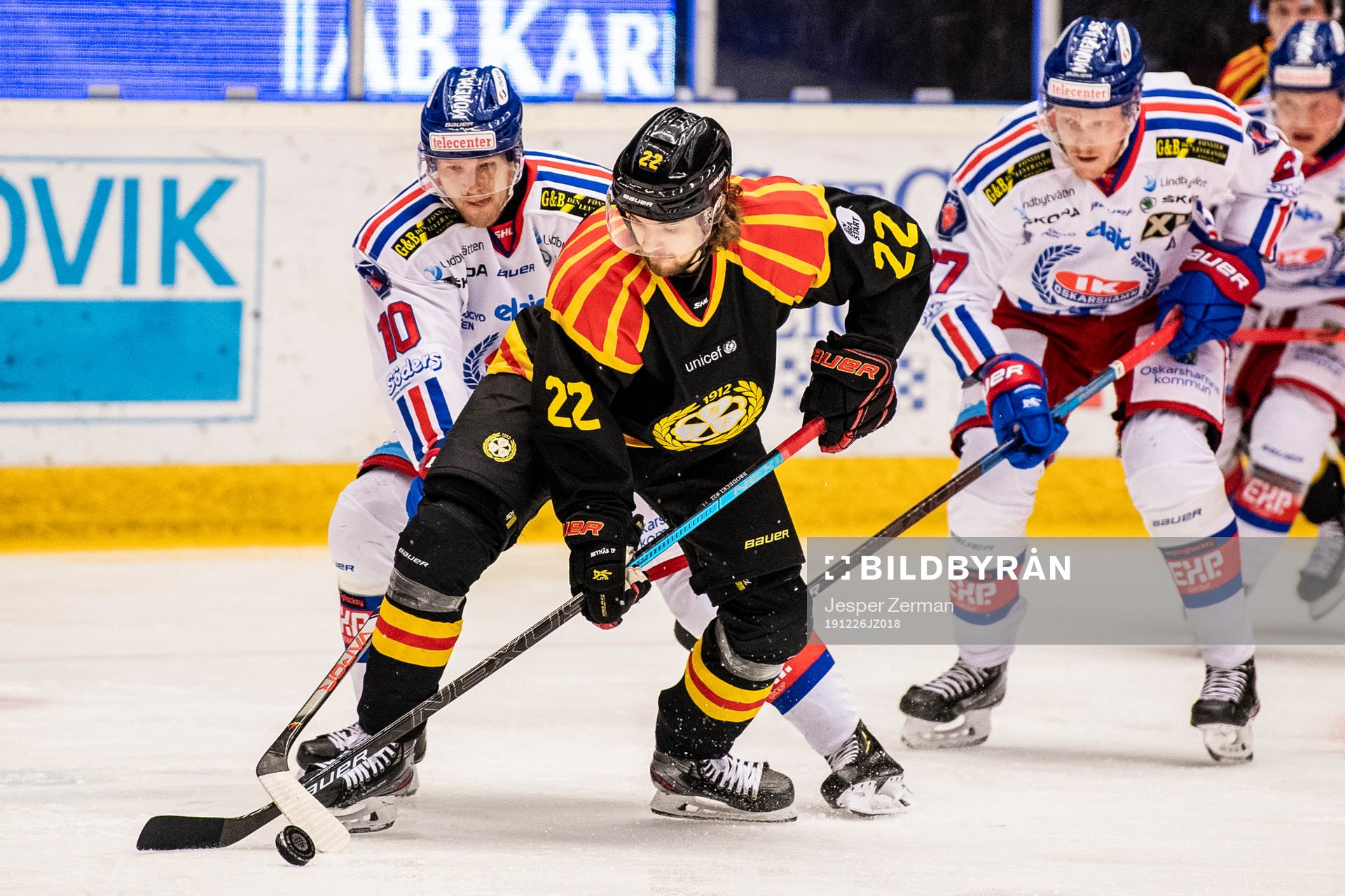 Oskarshamns Nicklas Heinerö och Brynäs Adam Brodecki