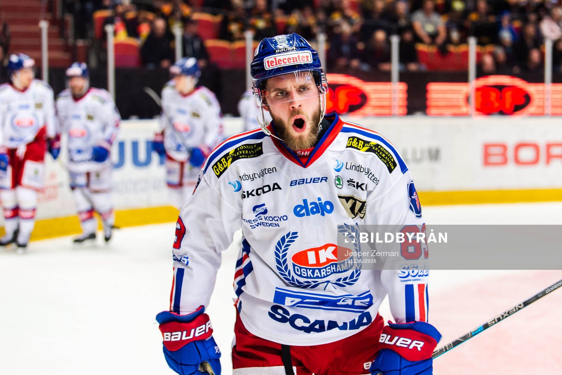 Oskarshamns Robin Söderqvist jublar
