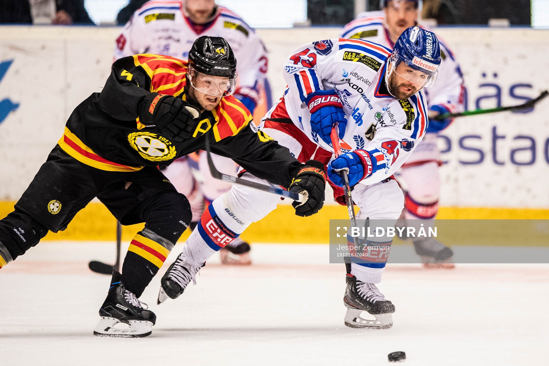 Brynäs Jacob Blomqvist och Oskarshamns Nichlas Hardt