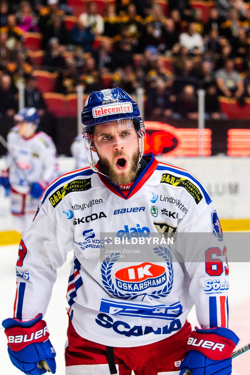 Oskarshamns Robin Söderqvist jublar