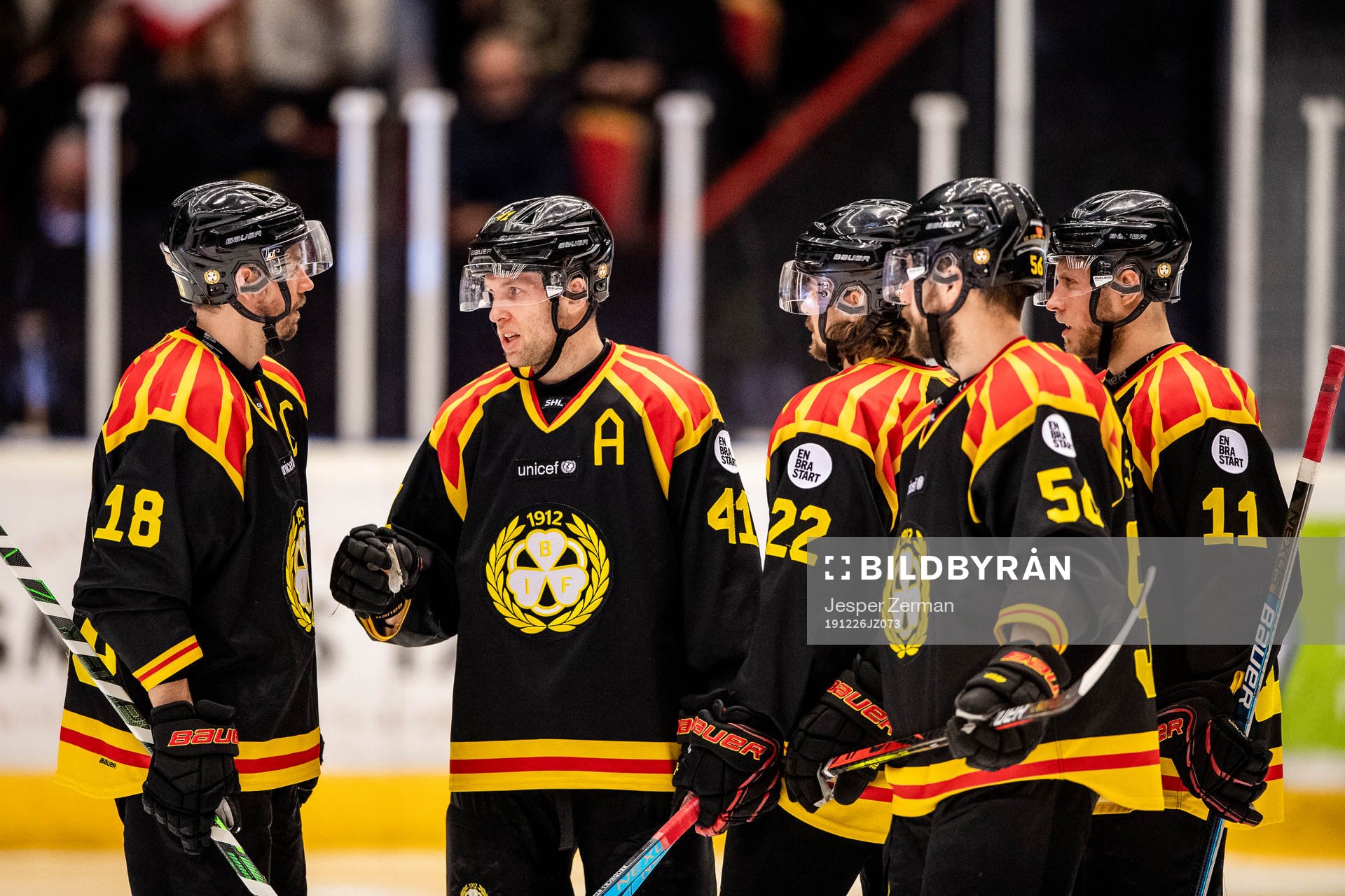 Brynäs Anton Rödin, Greg Scott, Adam Brodecki, Jonathan
