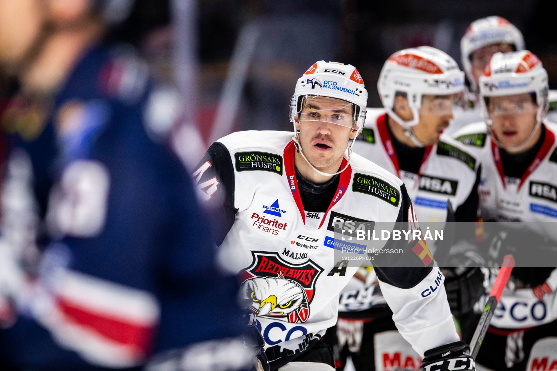 Malmö Redhawks Jesper Jensen Aabo jublar