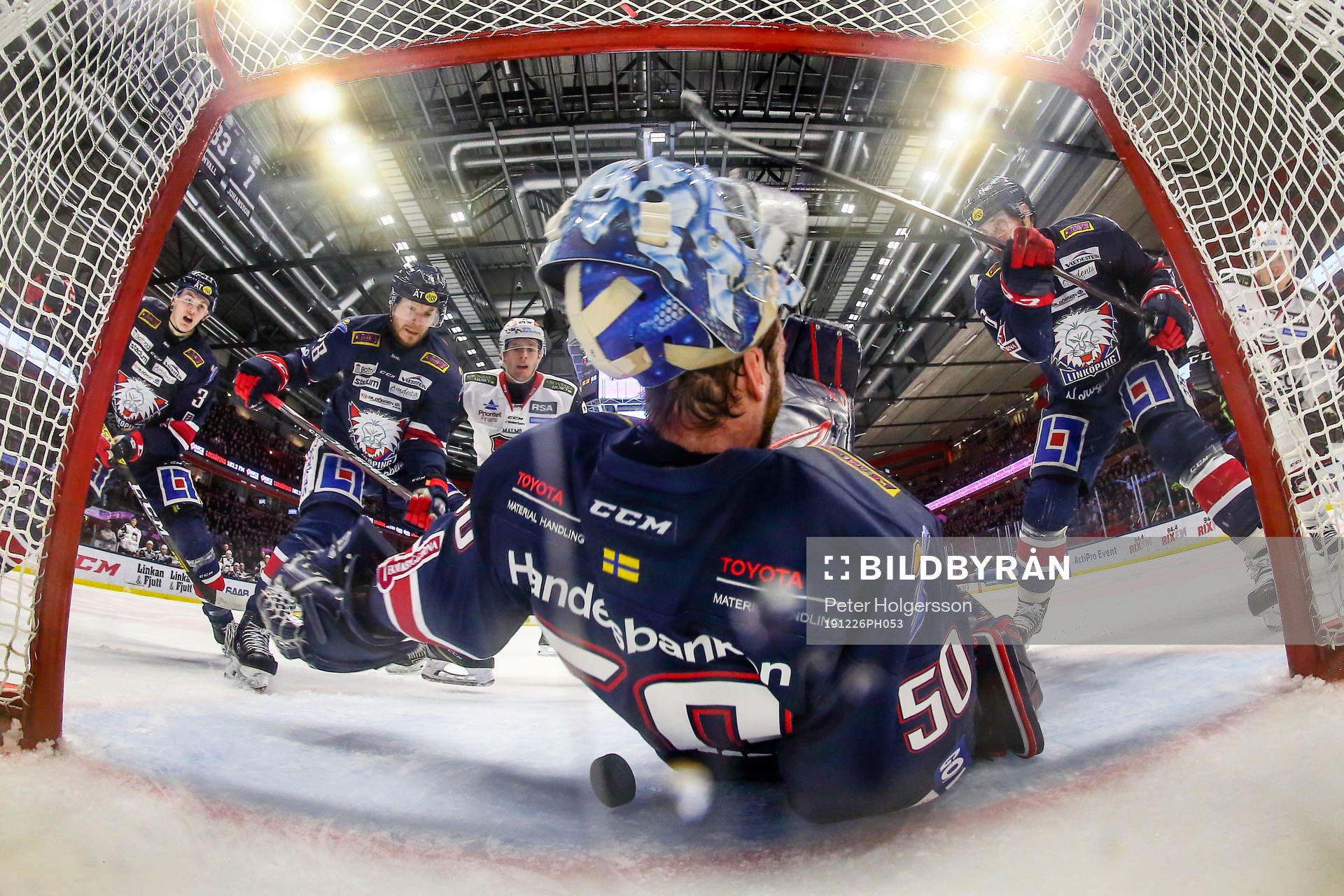 Mål 2-1 av Malmö Redhawks Christoffer Forsberg förbi