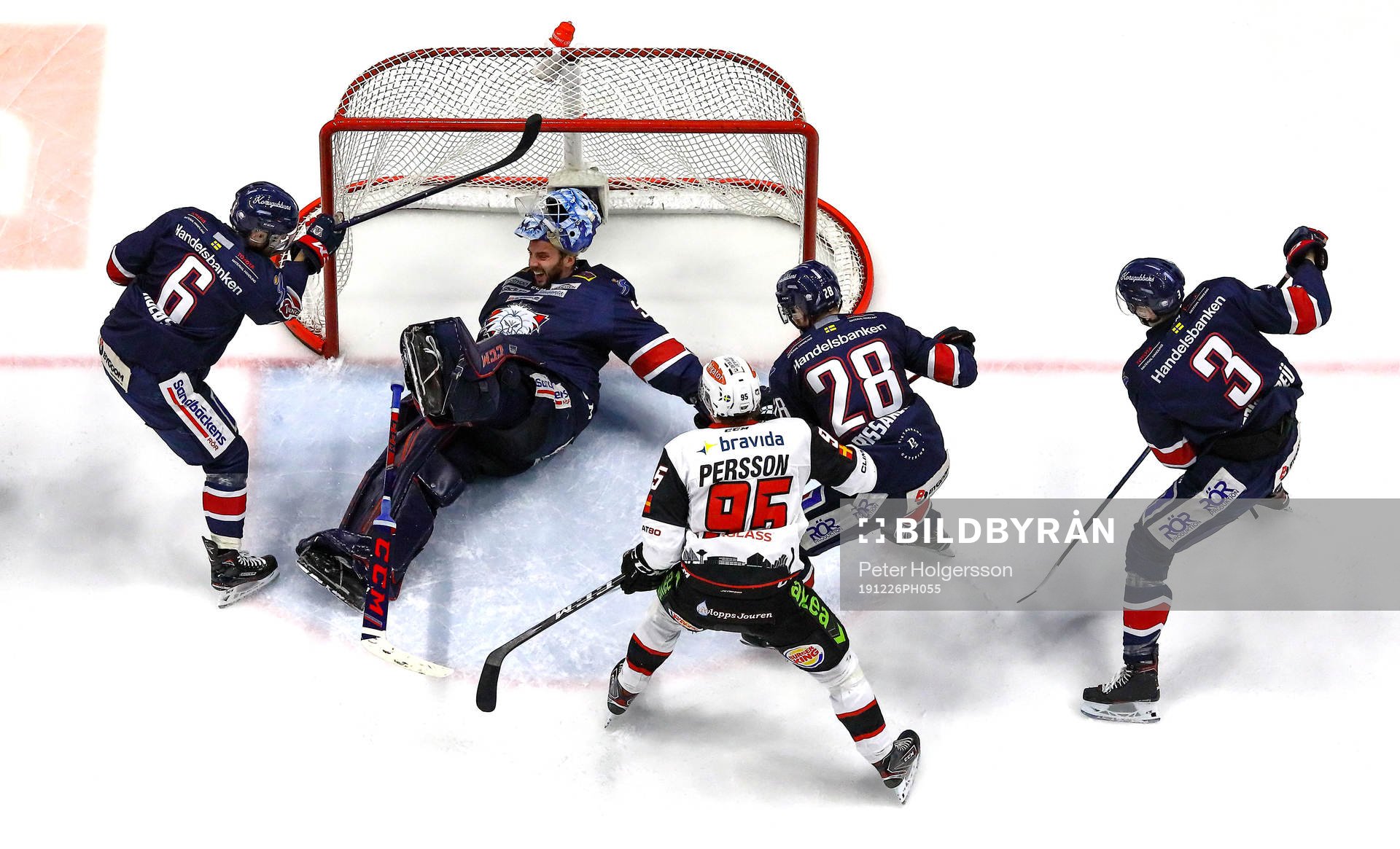 Mål 2-1 av Malmö Redhawks Christoffer Forsberg förbi
