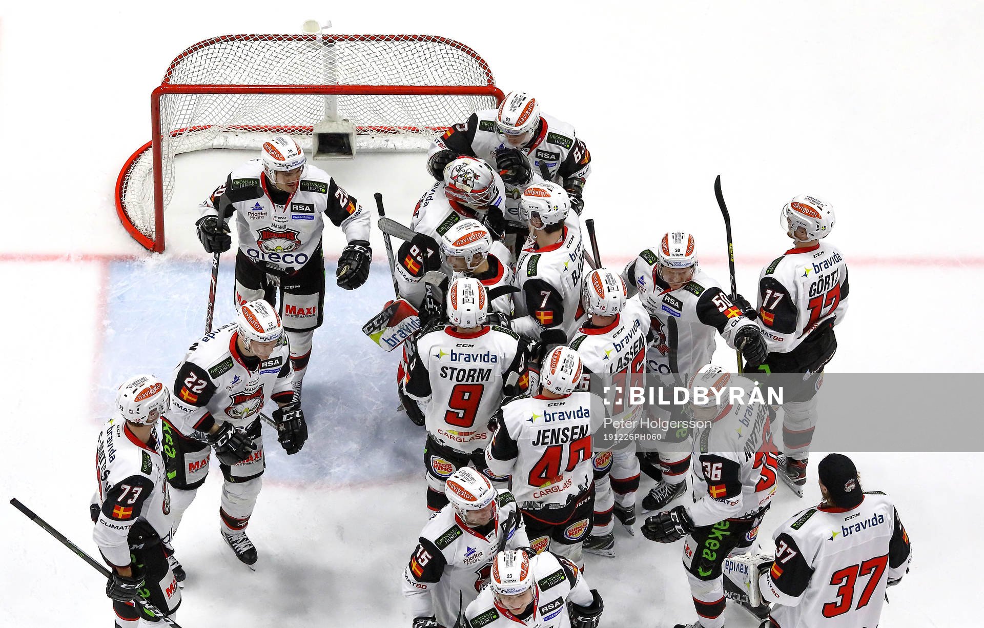 Malmö Redhawks spelare tackar målvakt Oscar Alsenfelt