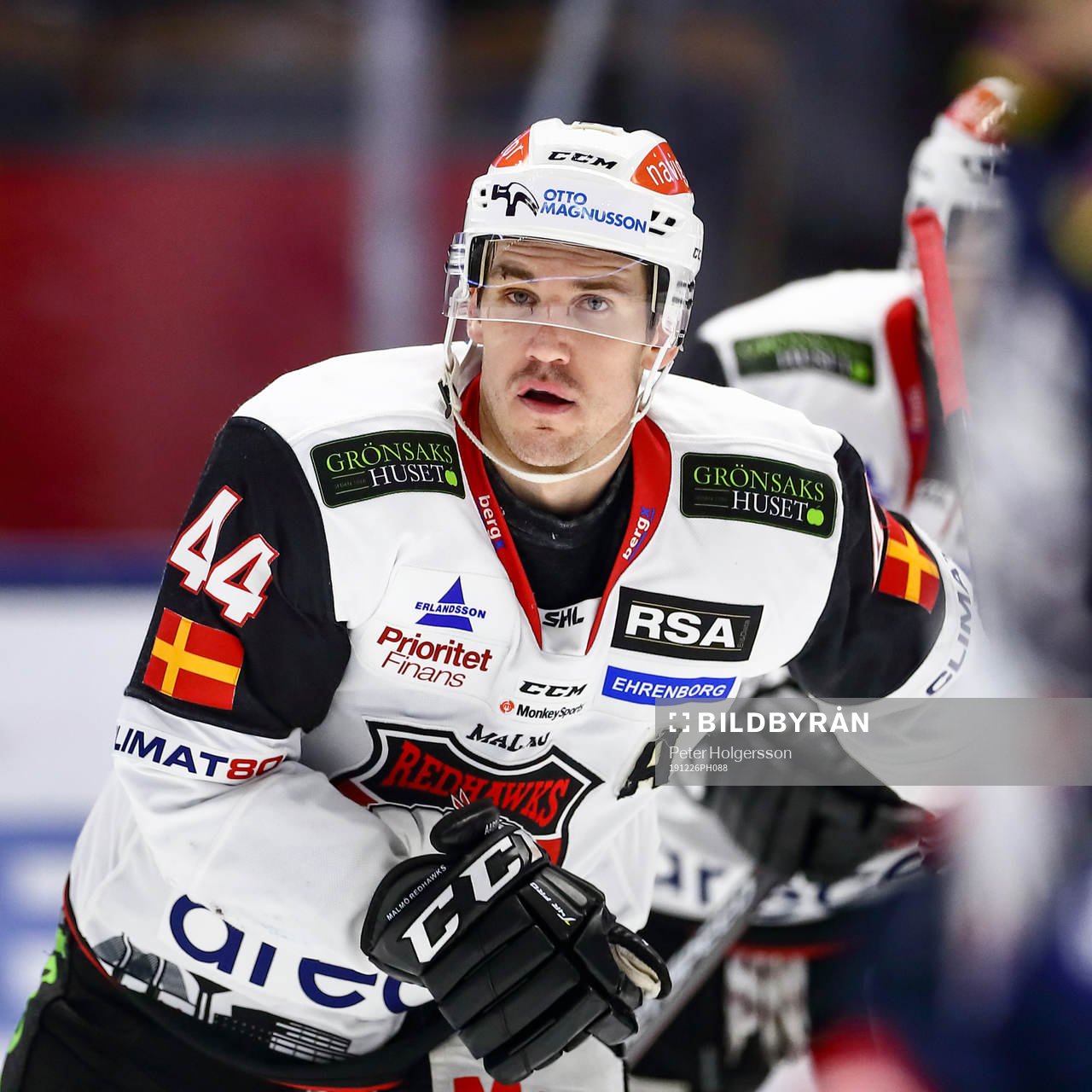 Malmö Redhawks Jesper Jensen Aabo jublar