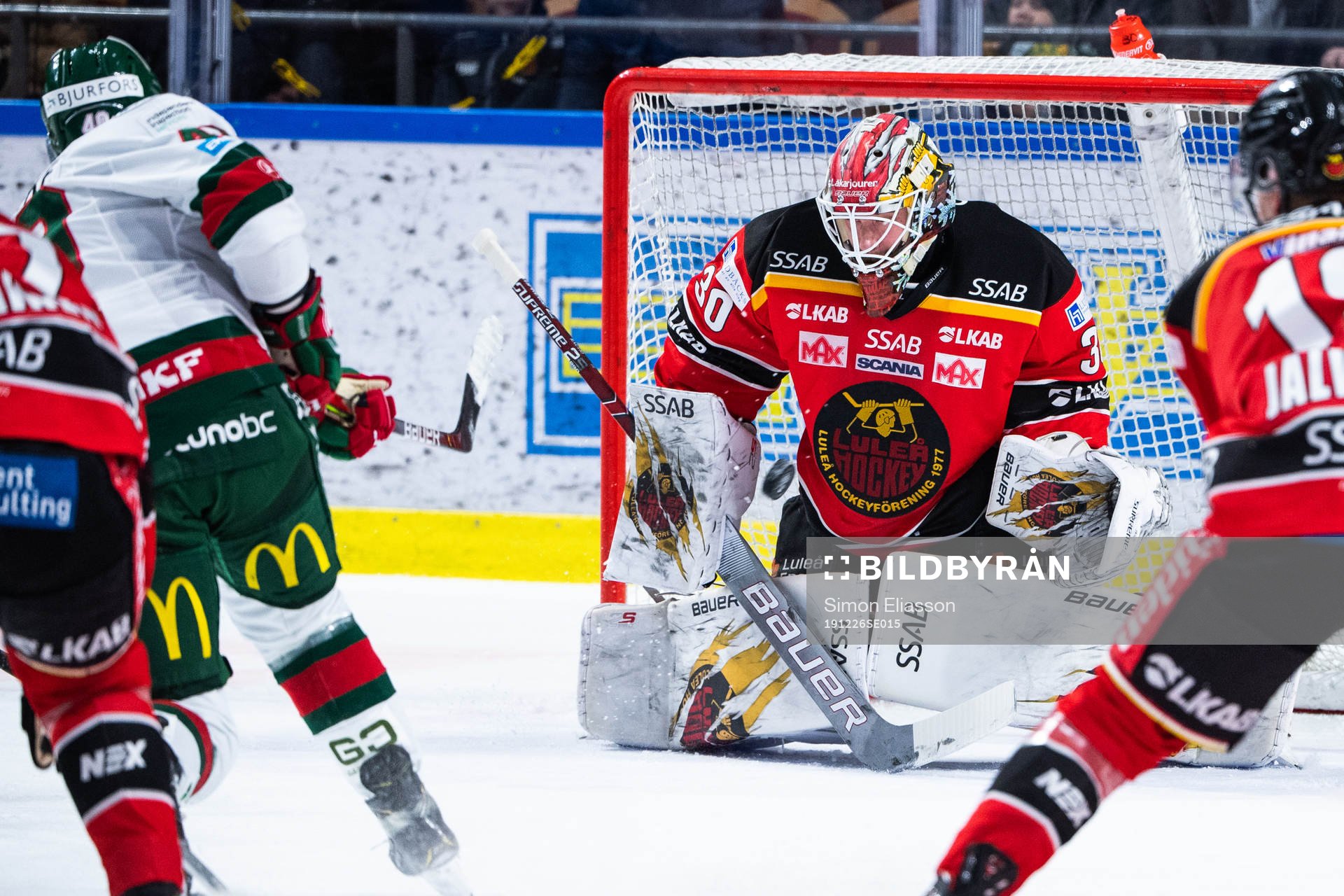 Luleås målvakt David Rautio