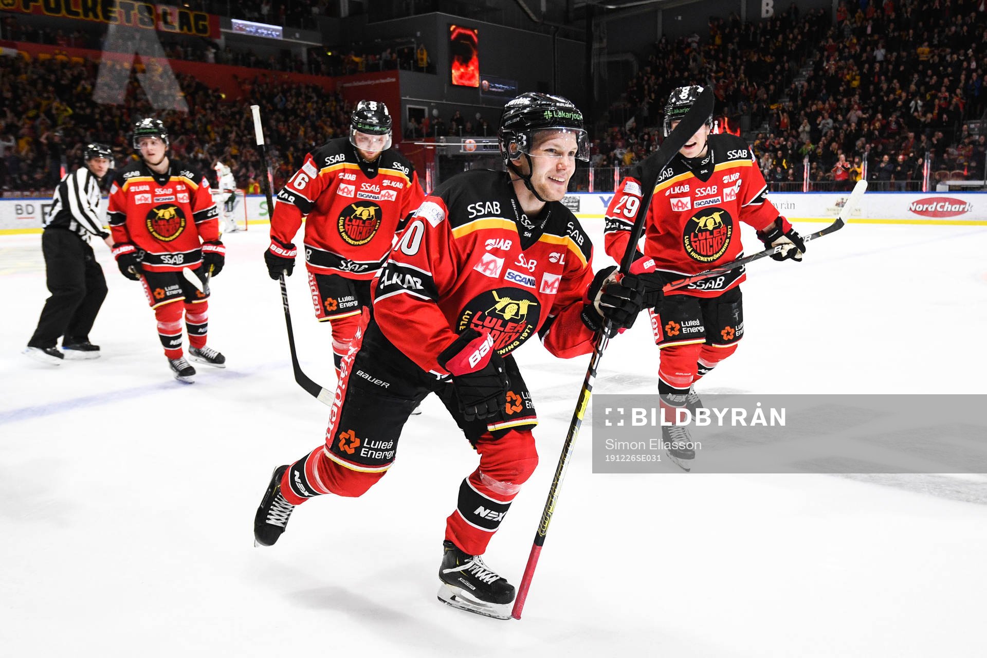 Luleås Einar Emanuelsson jublar