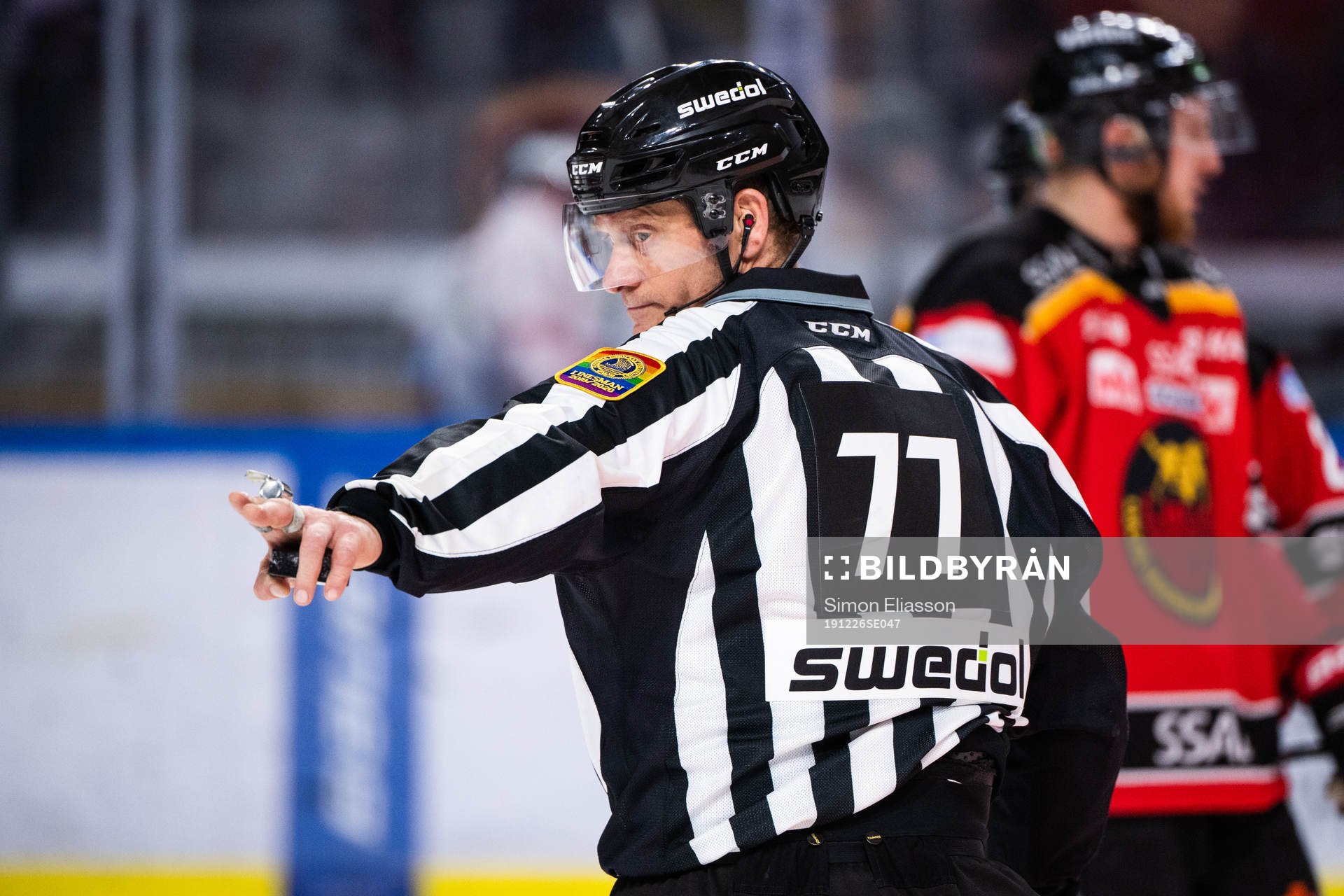 Linjedomare Jan Sandström