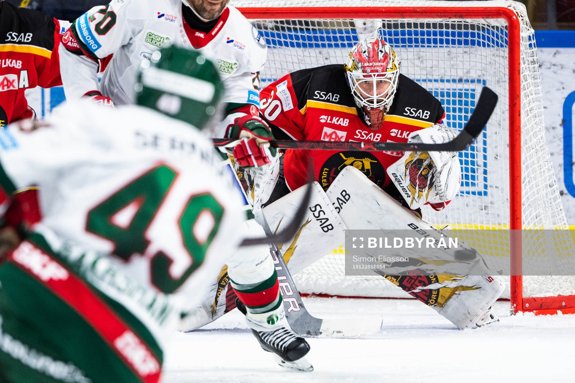 Luleås målvakt David Rautio