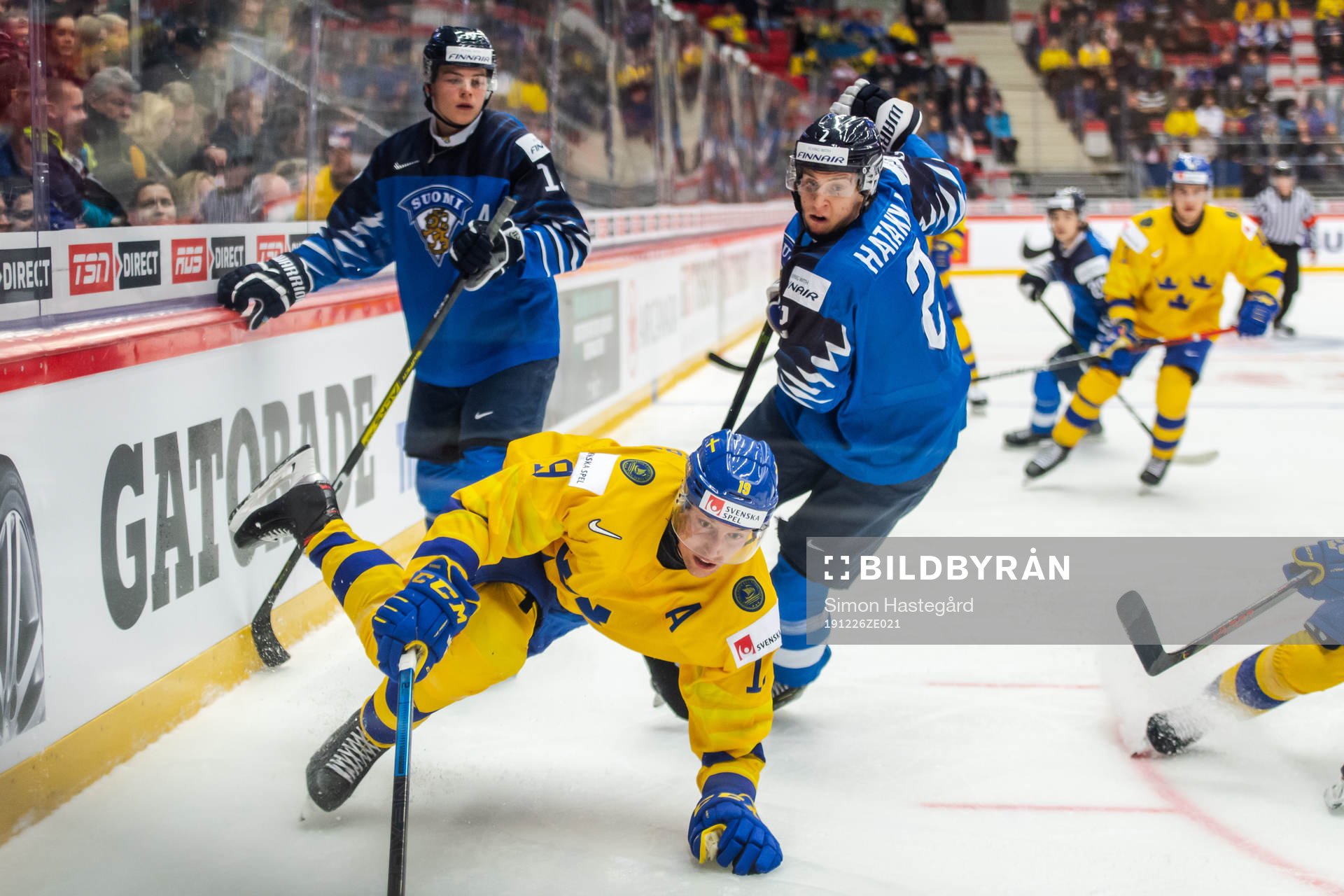 Santeri Tatakka of Finland and David Gustafsson of Sweden