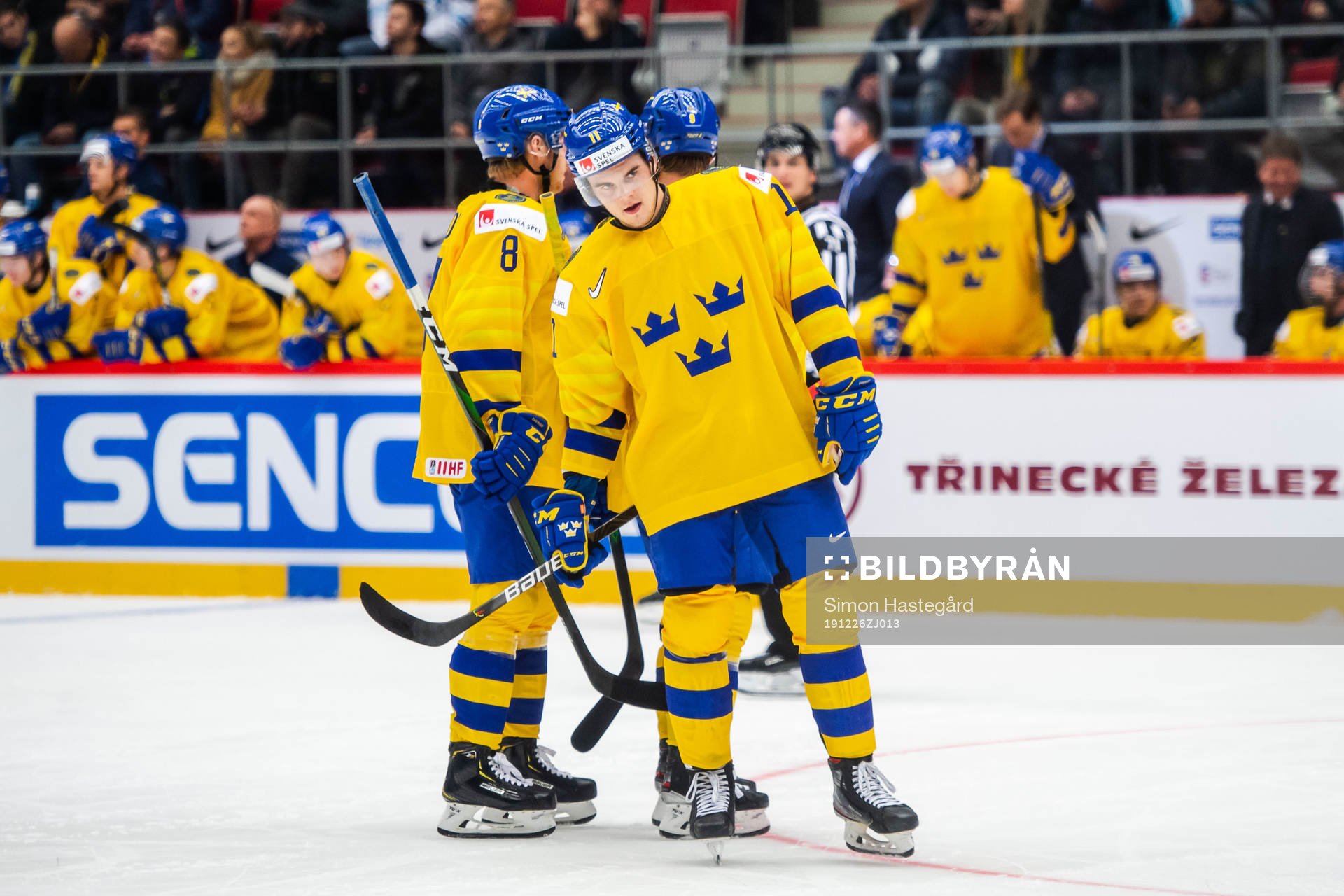Samuel Fagemo of Sweden looks dejected