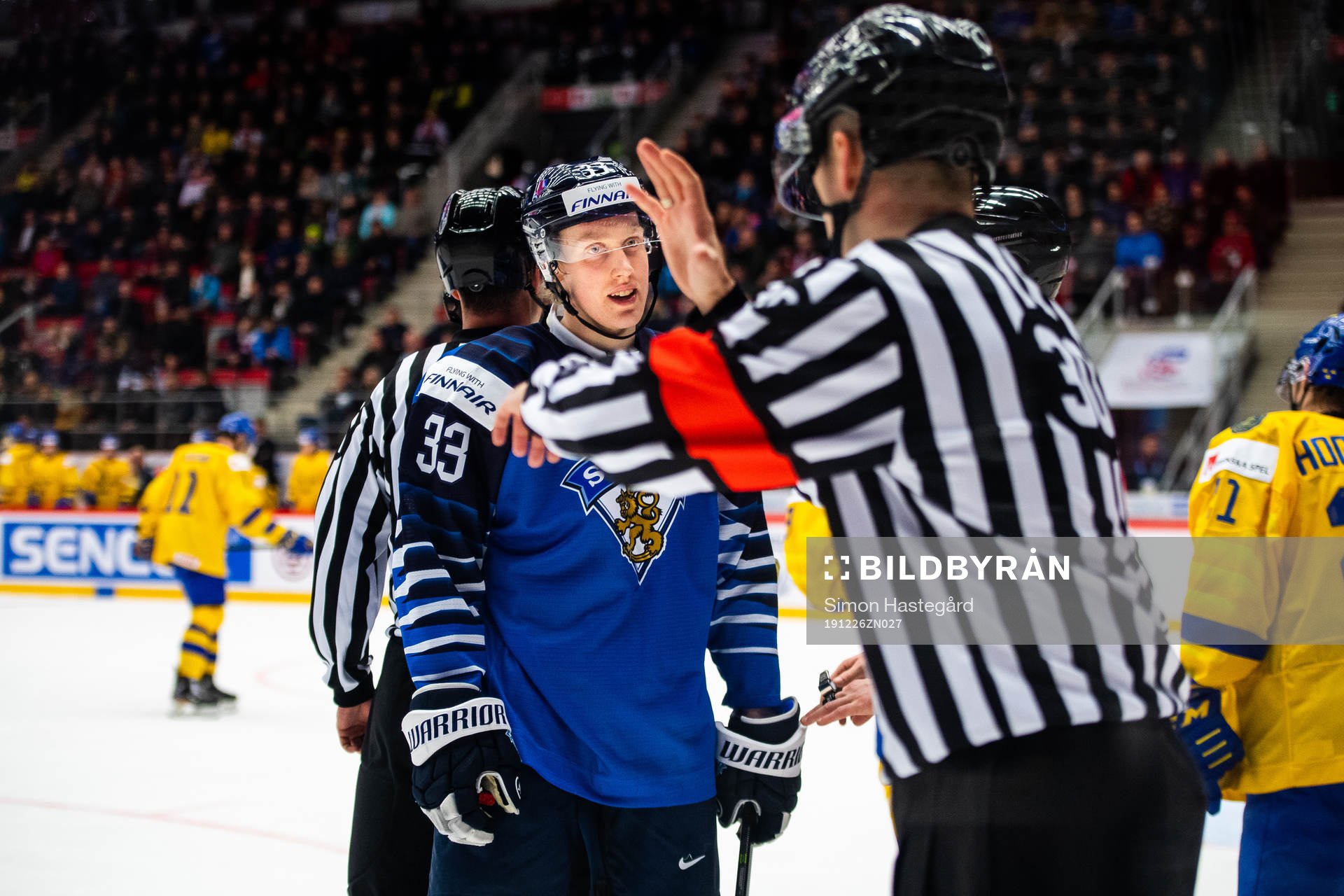 Lassi Thomson of Finland reacts