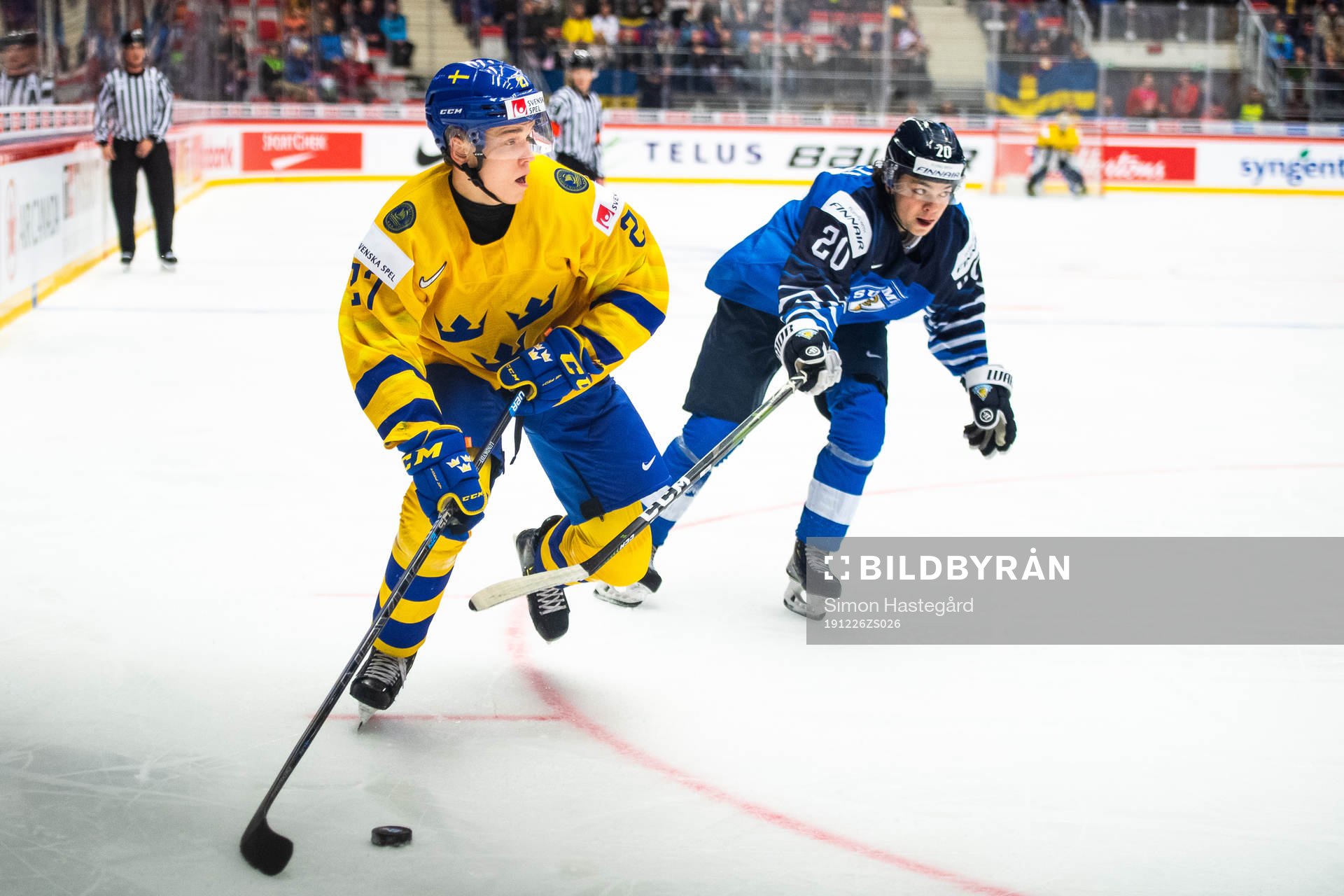 Nils Lundkvist of Sweden and Matias Macceli of Finland