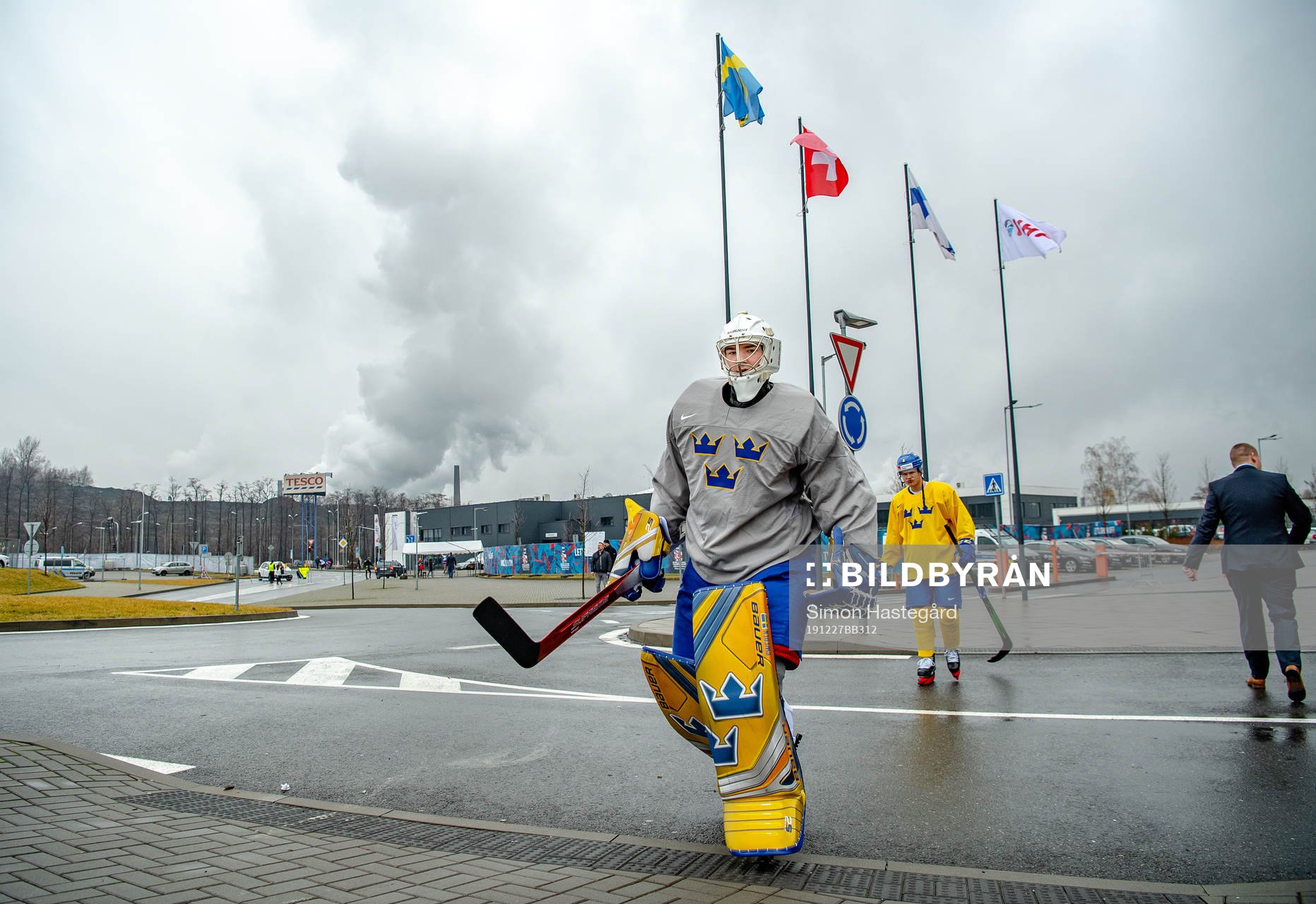 Goalkeeper Erik Portillo of Sweden