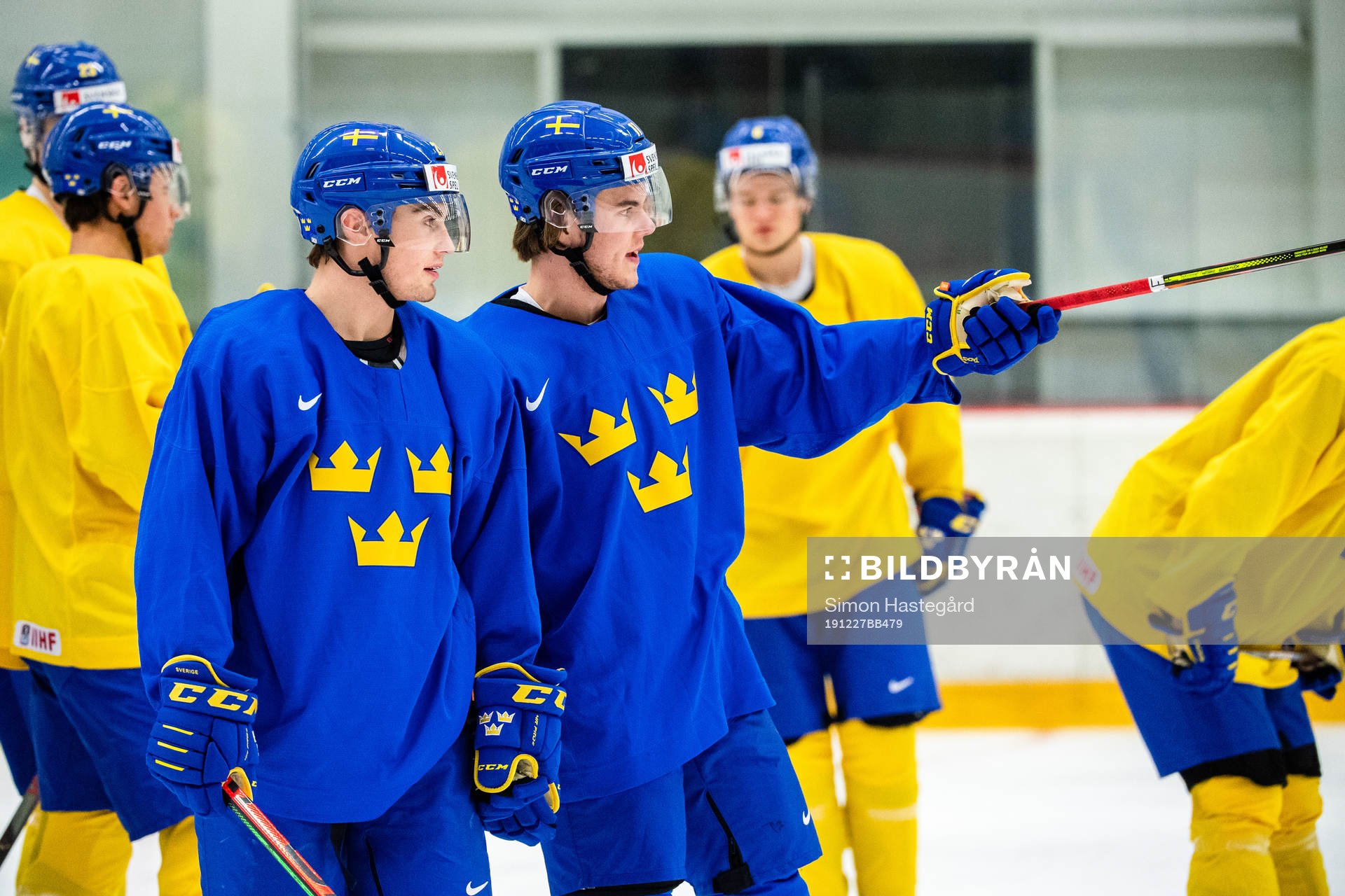 Nils Höglander and Samuel Fagemo of Sweden