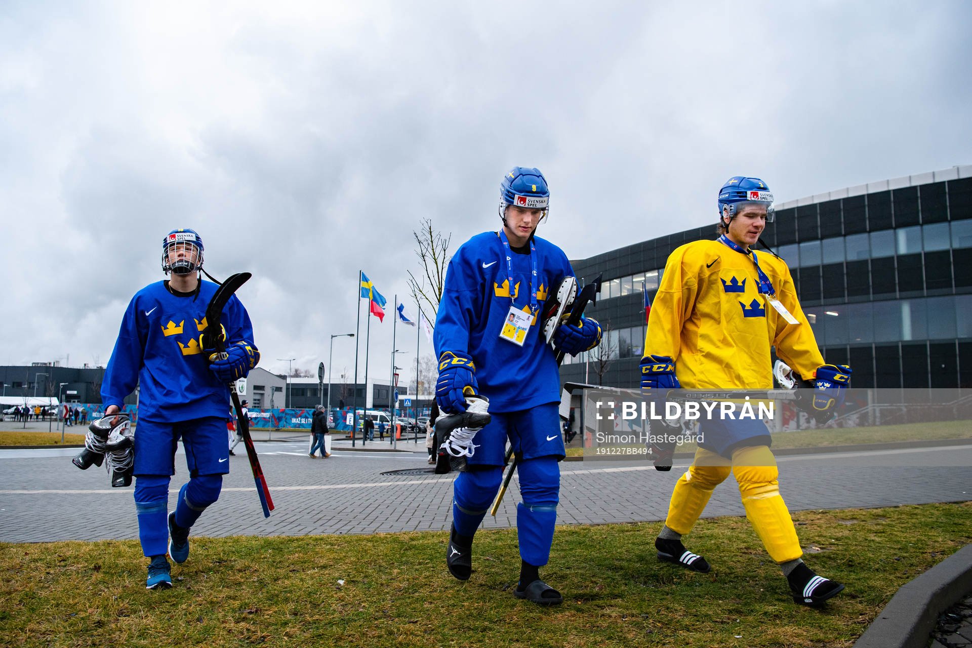 Lucas Raymond, Victor Söderström and Tobias Björnfot of