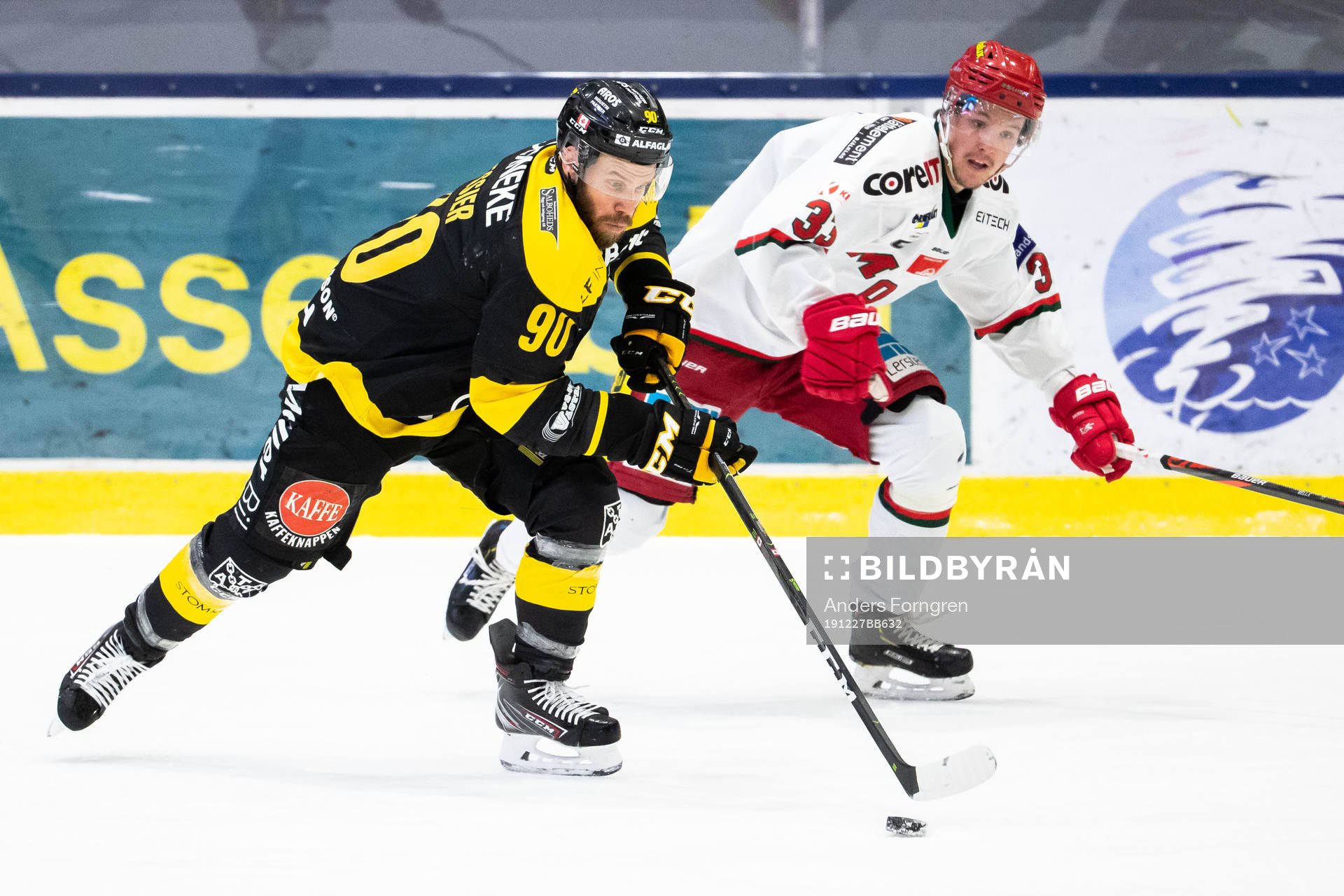 Västerås Kelsey Tessier och Modos Victor Berglund